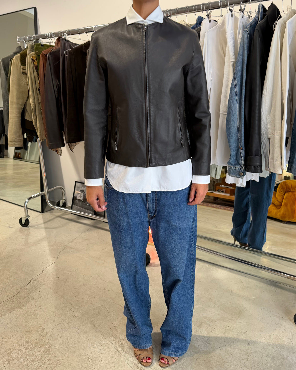 The jaida leather jacket