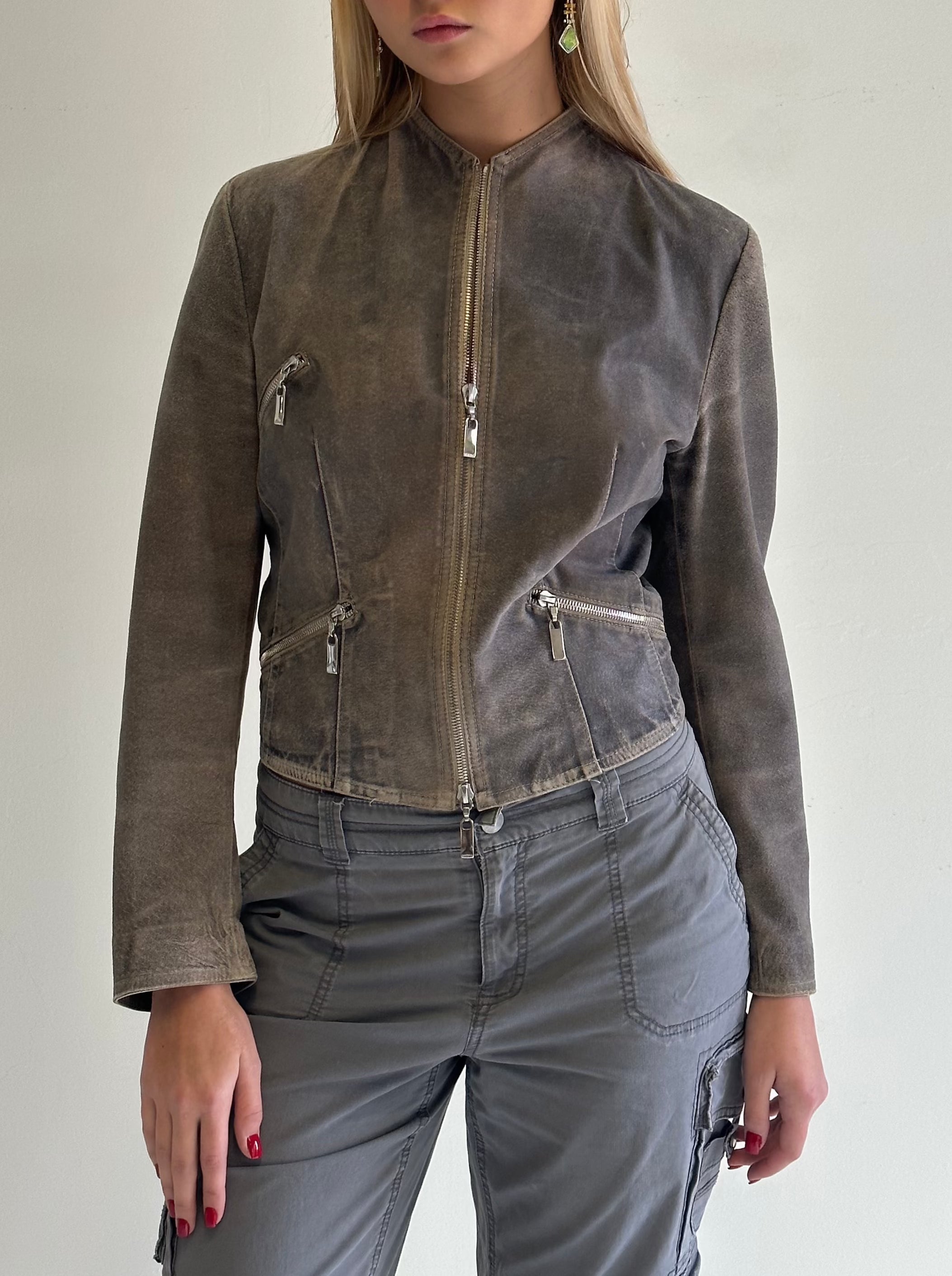 The gaëlle leather jacket