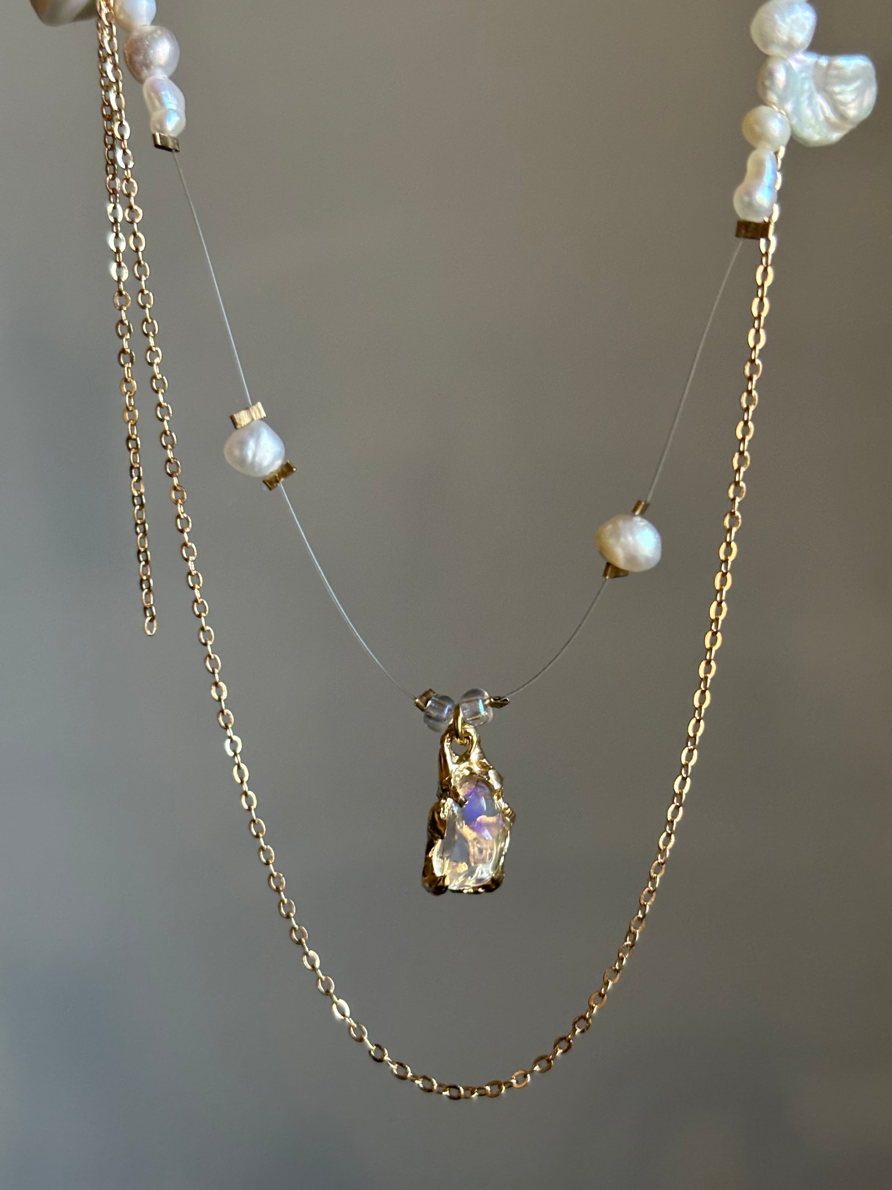 Celestial necklace - gold