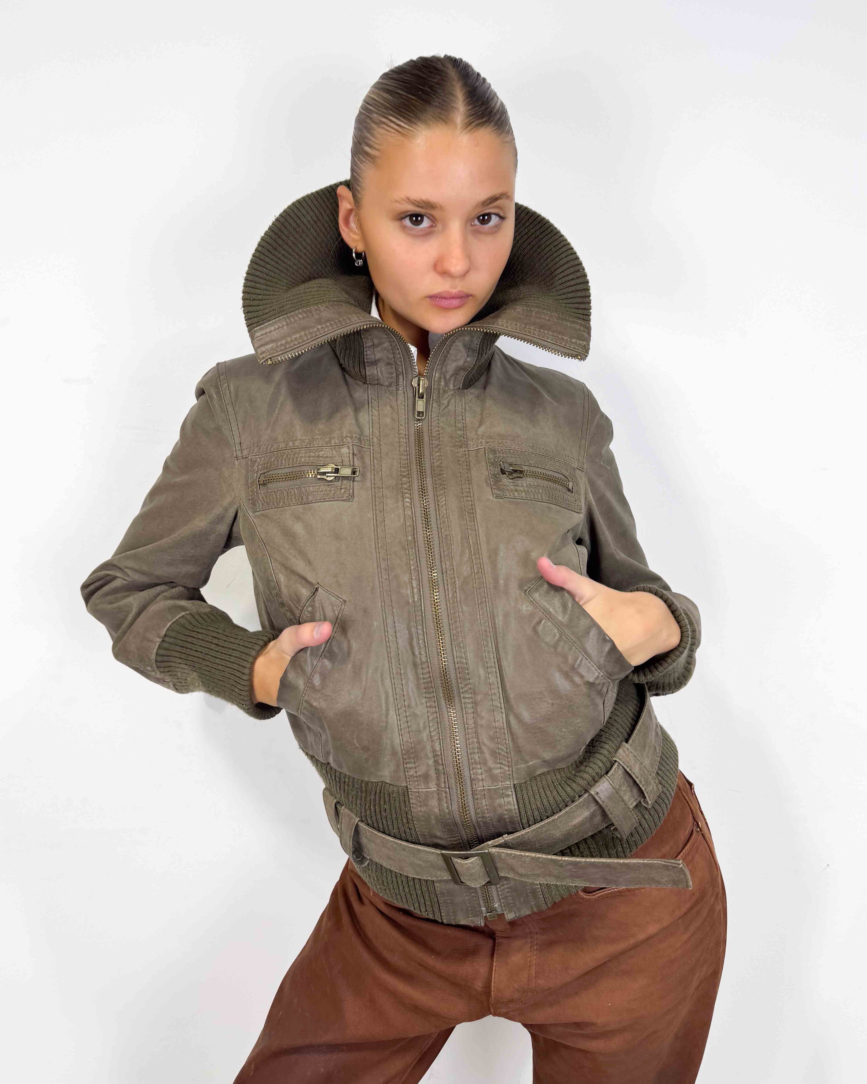 The úlfhildur leather jacket
