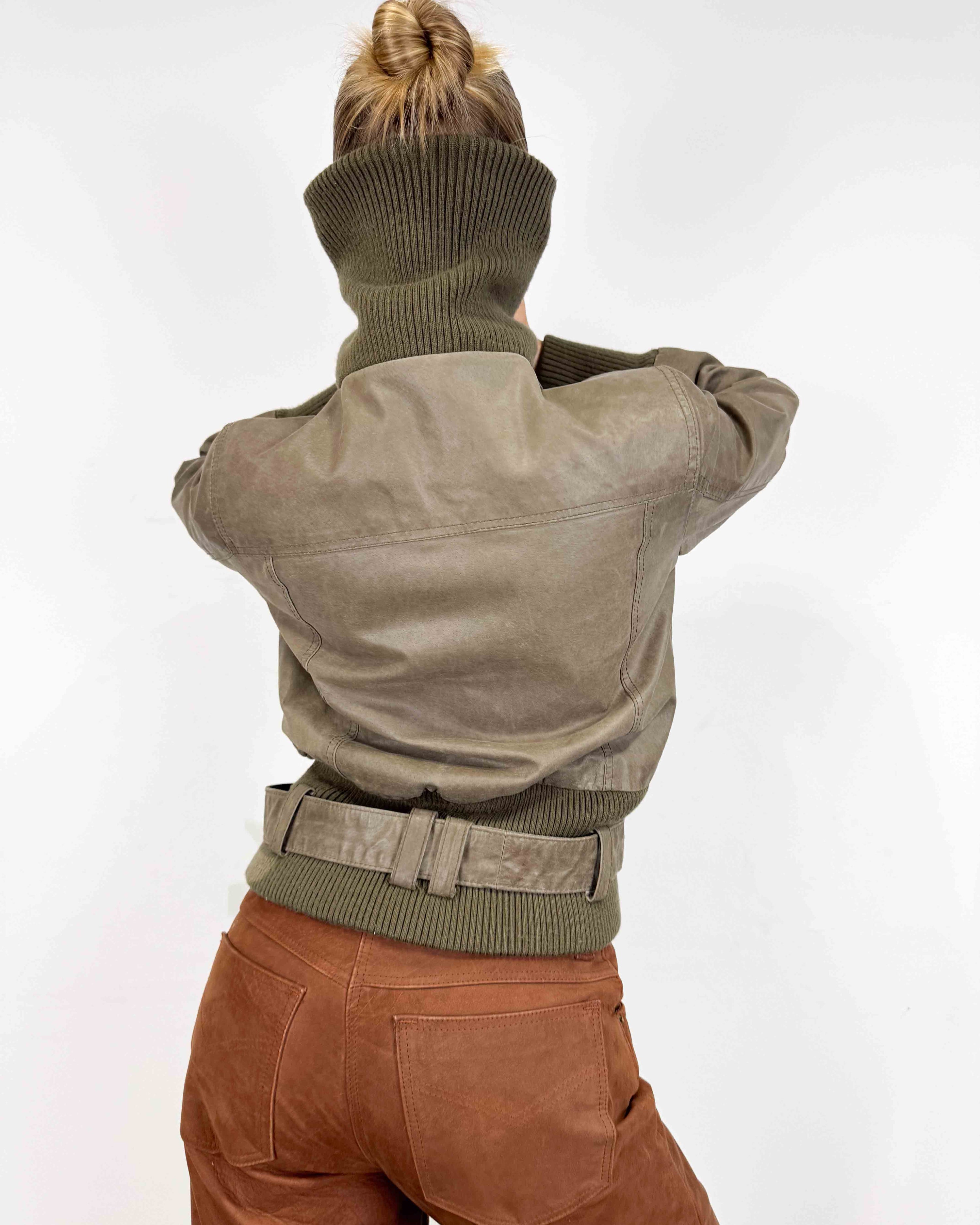 The úlfhildur leather jacket