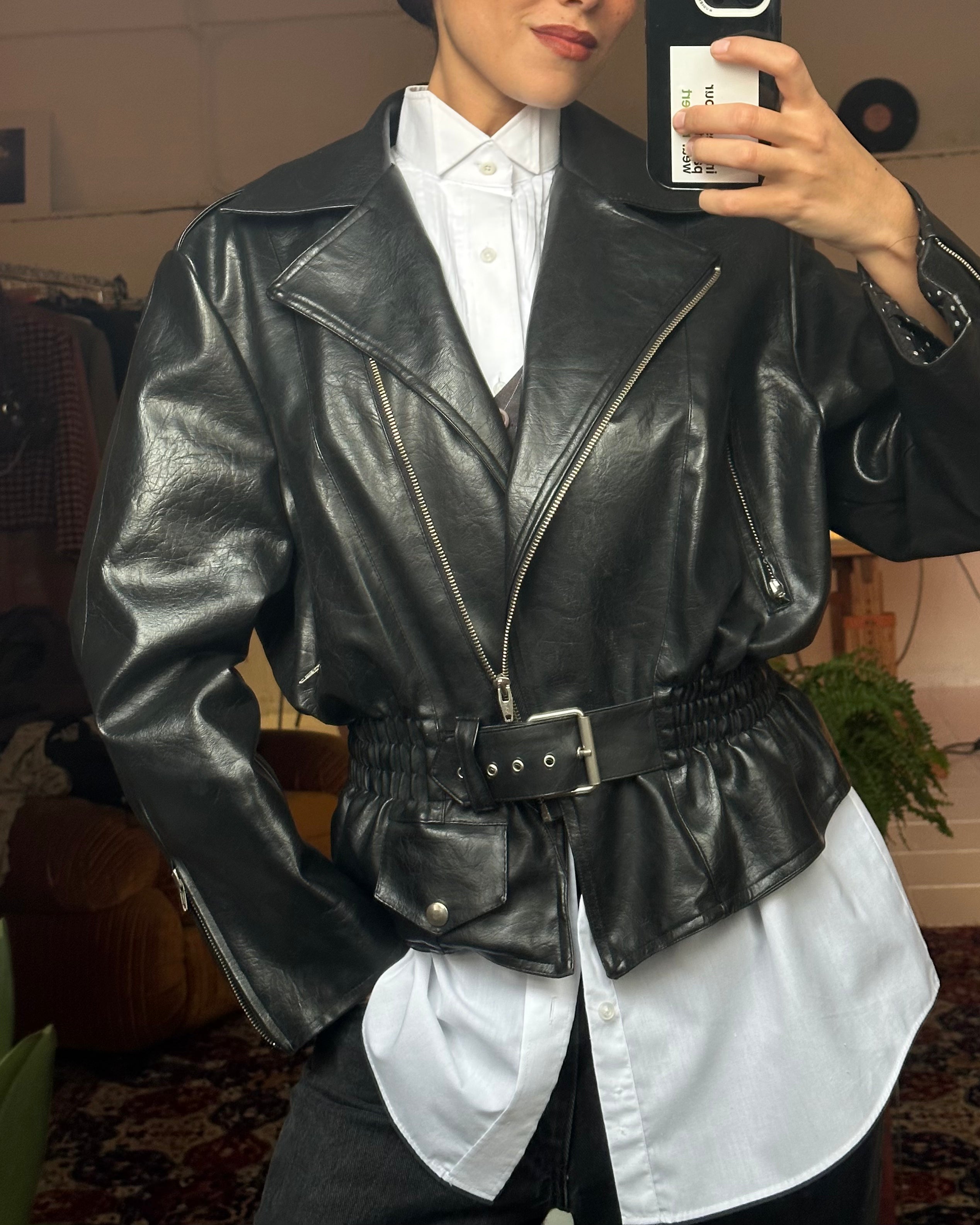 The ydy leather jacket