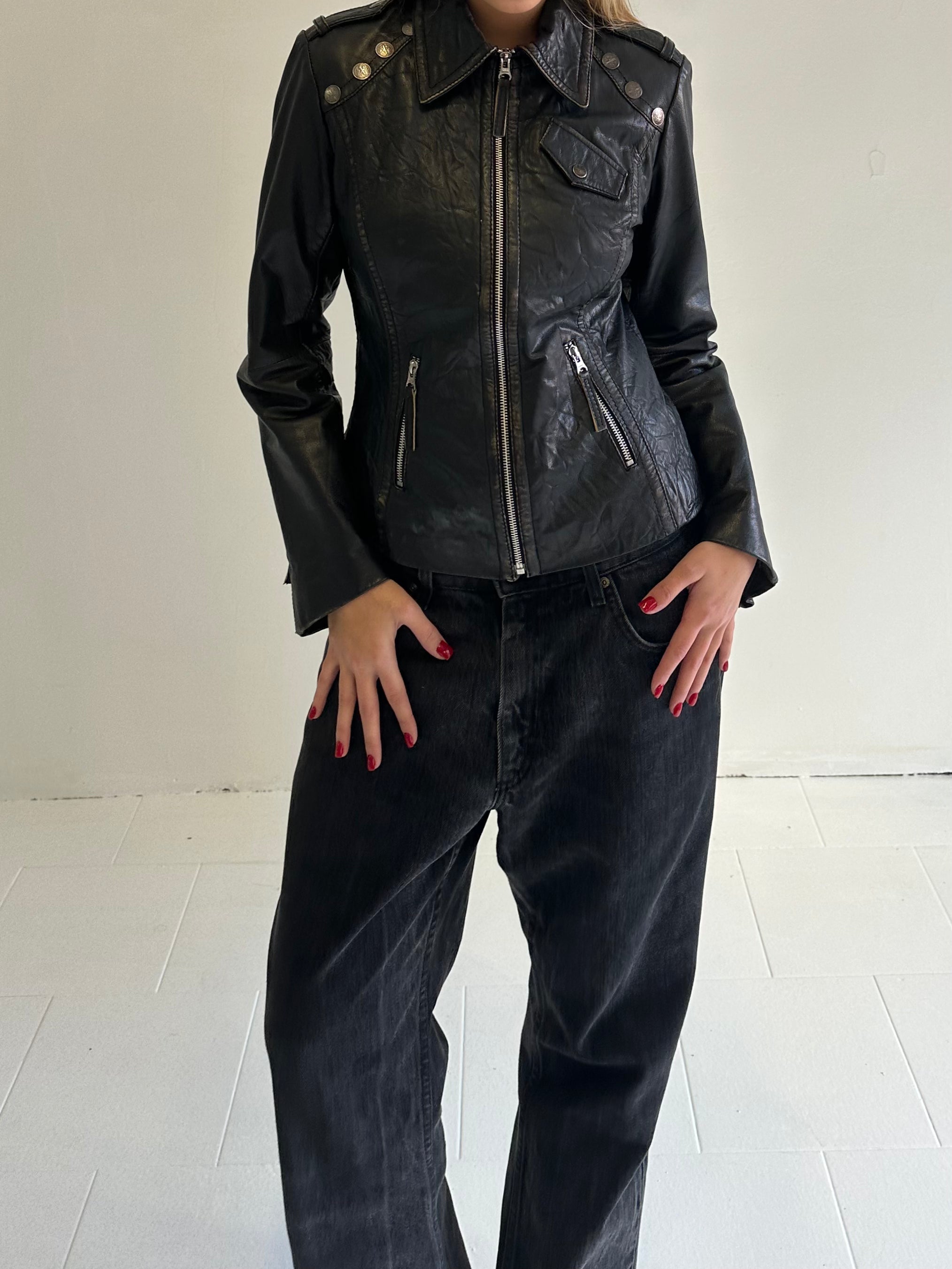 The eli leather jacket