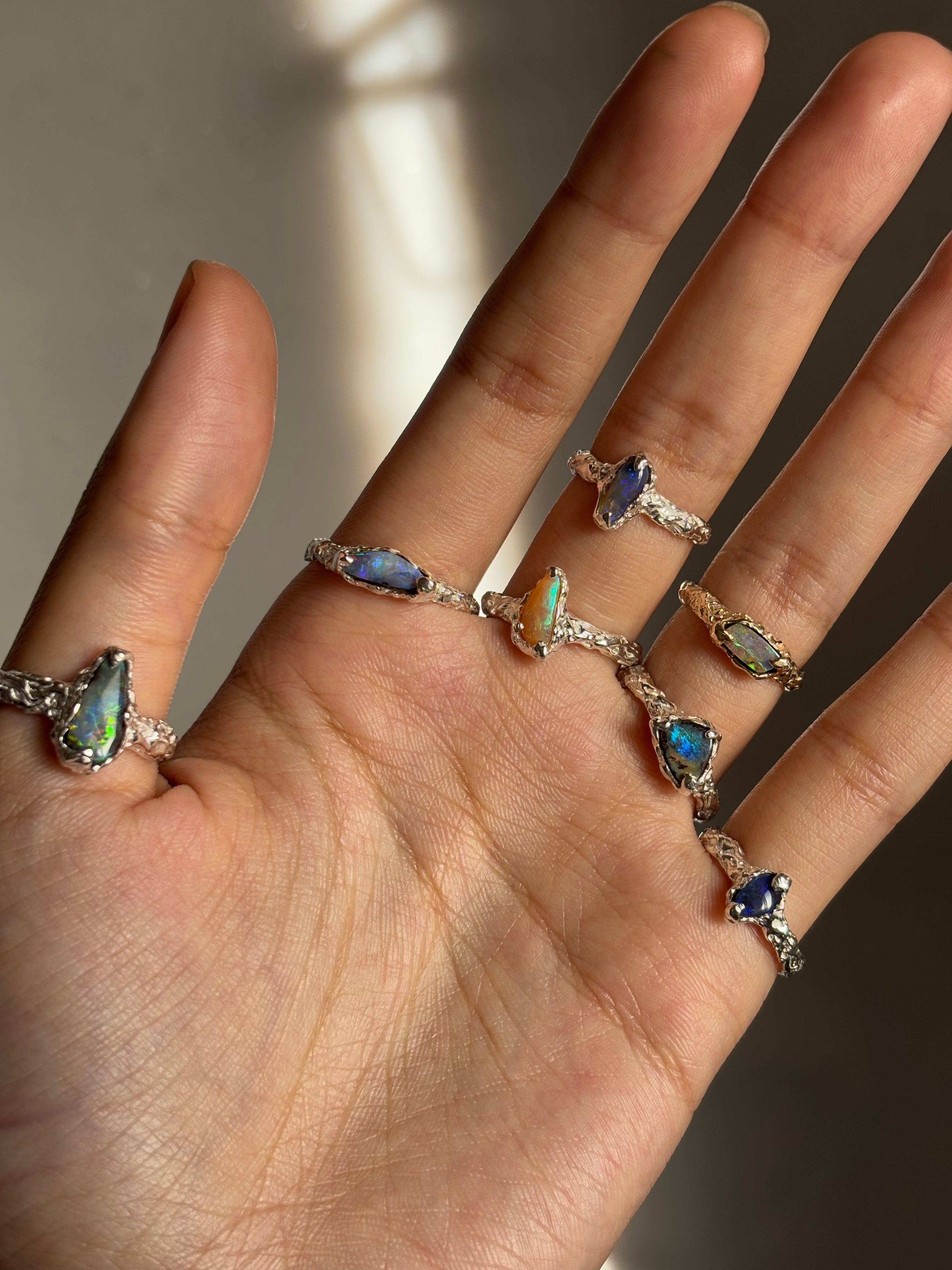 Itty bitty ring - silver/size l 1/2