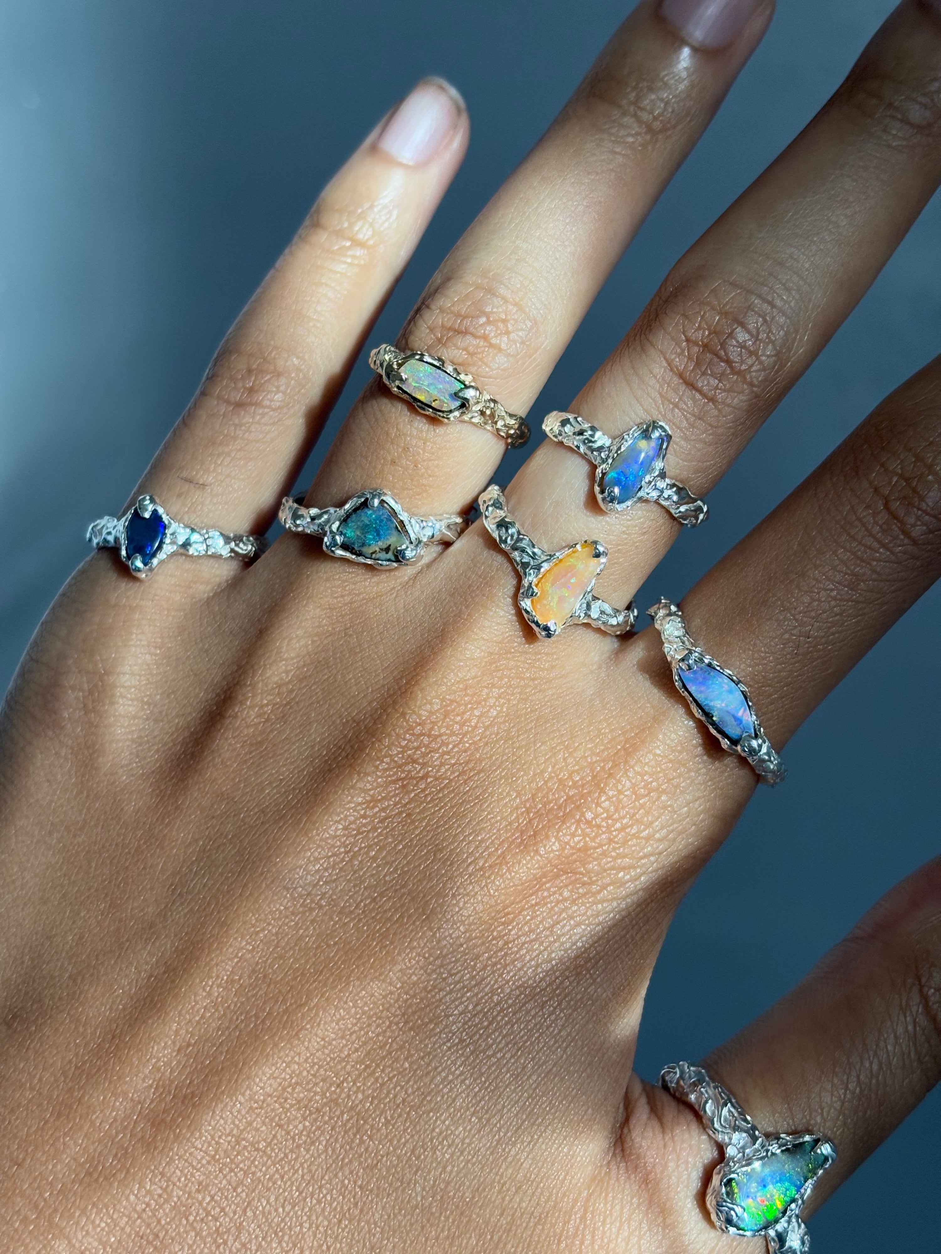 Itty bitty ring - silver/size u