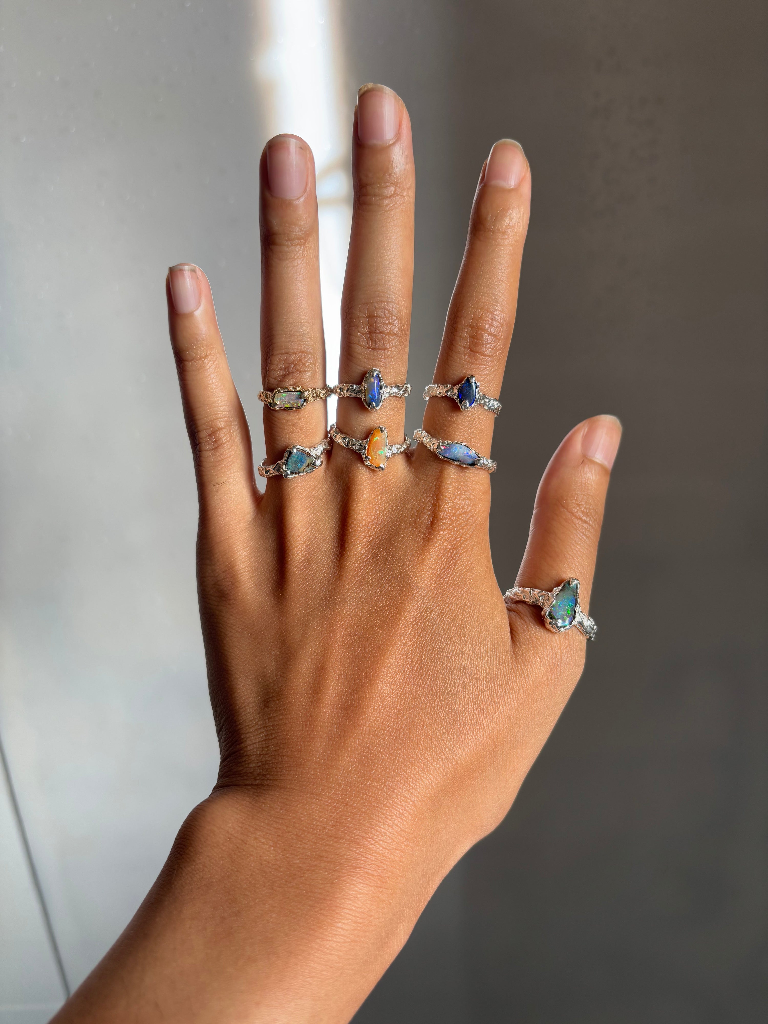 Itty bitty ring - silver/size l 1/2