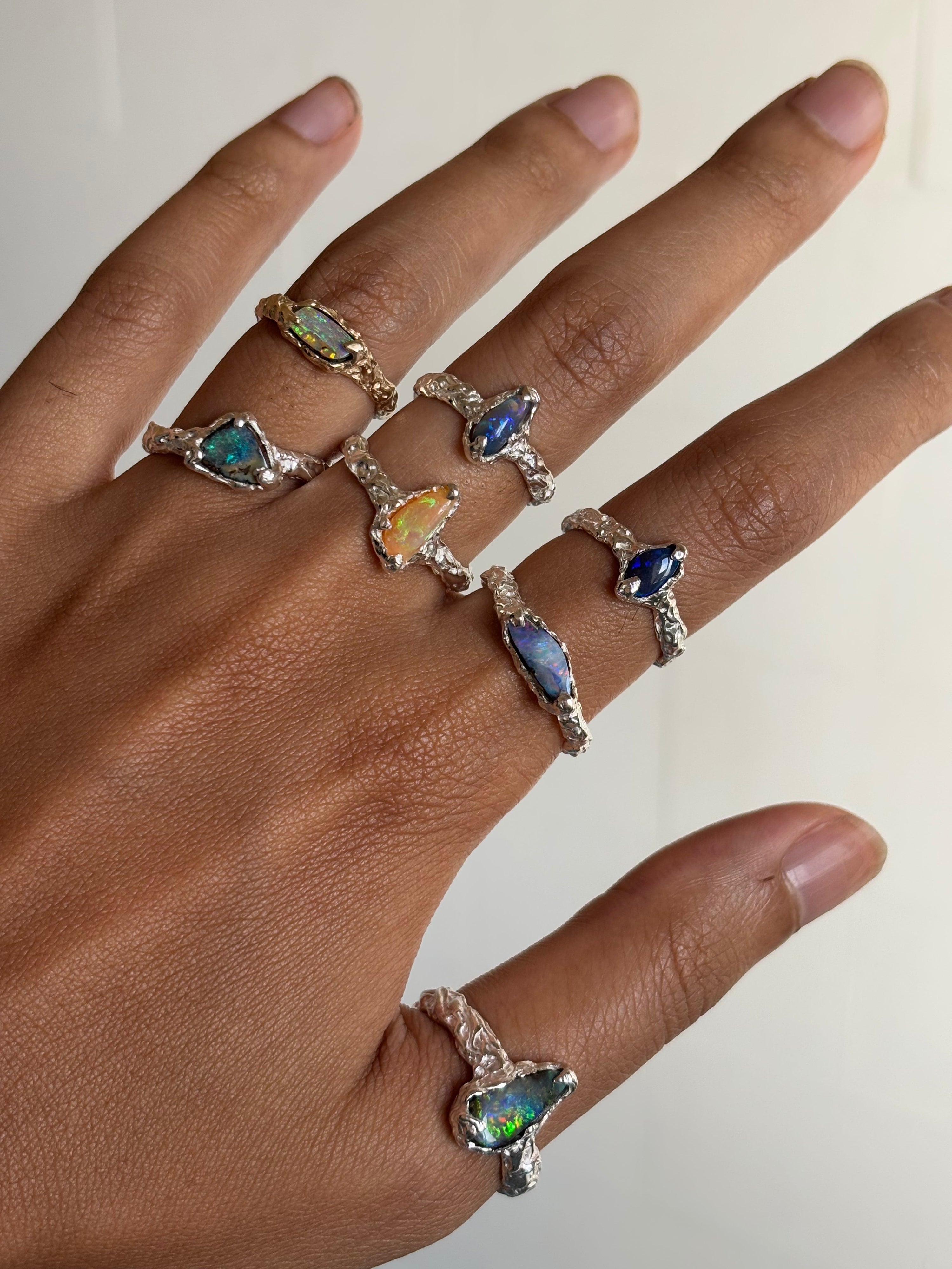 Itty bitty ring - silver/size u