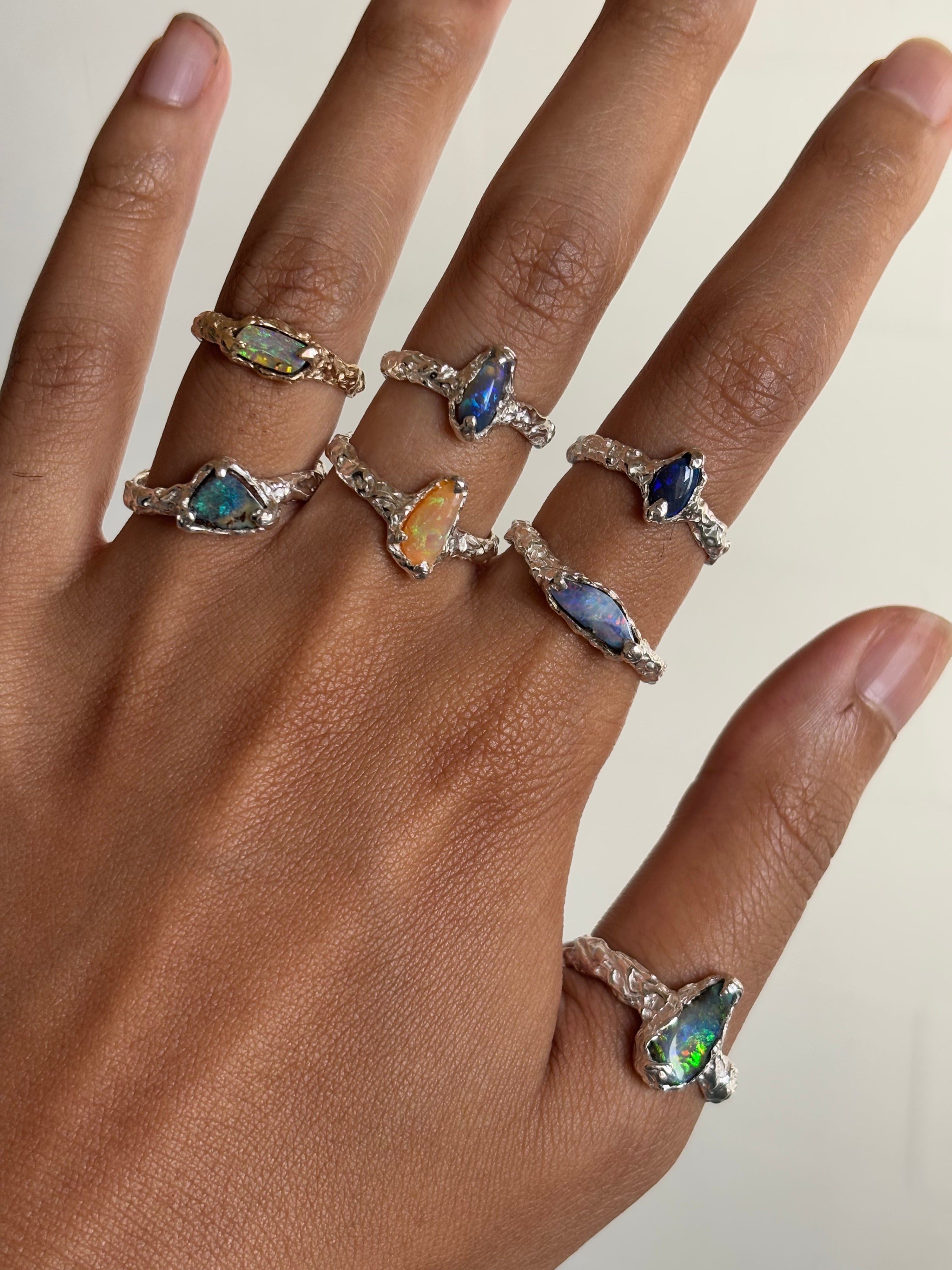 Itty bitty ring - silver/size p