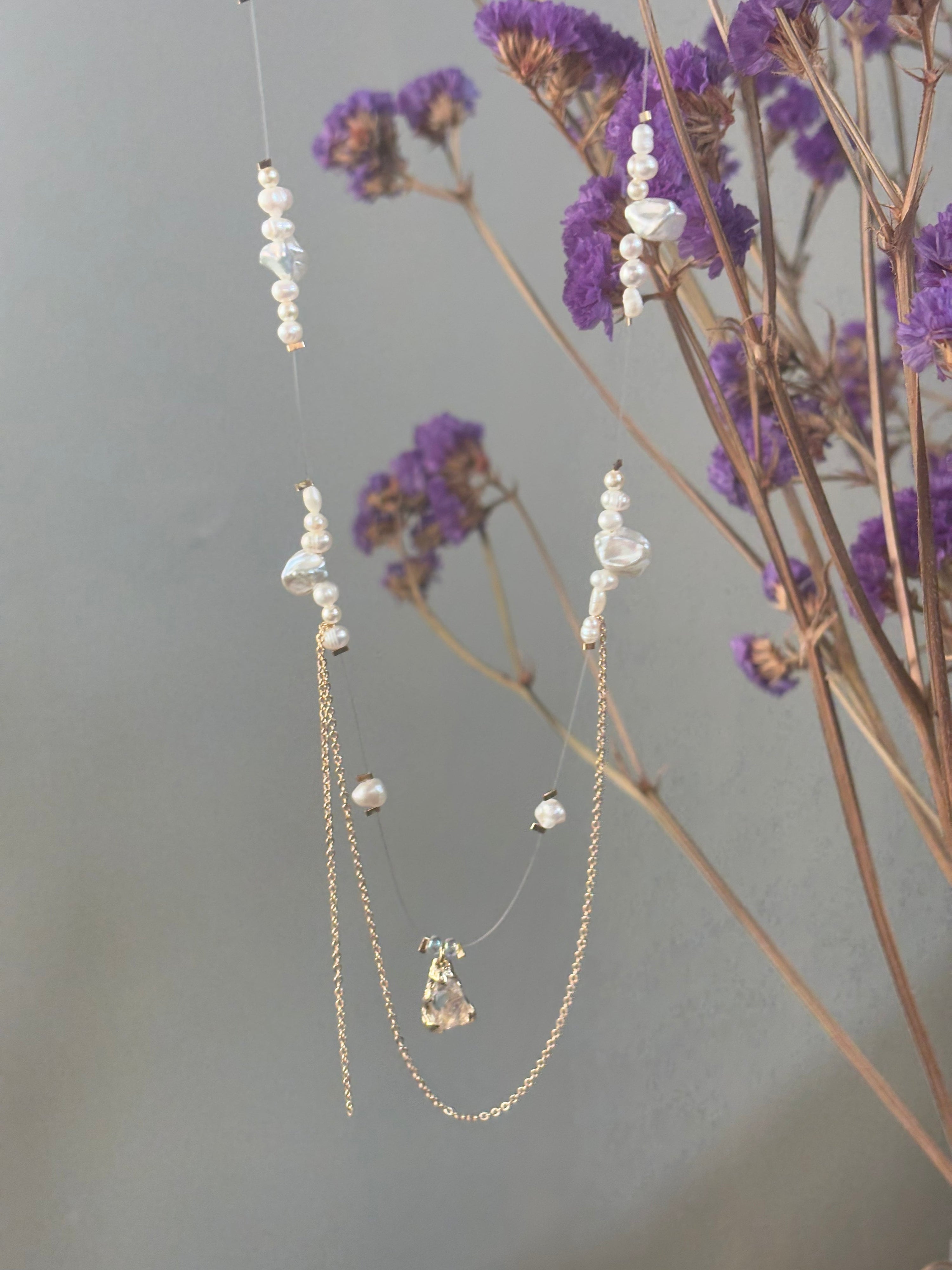 Celestial necklace - gold