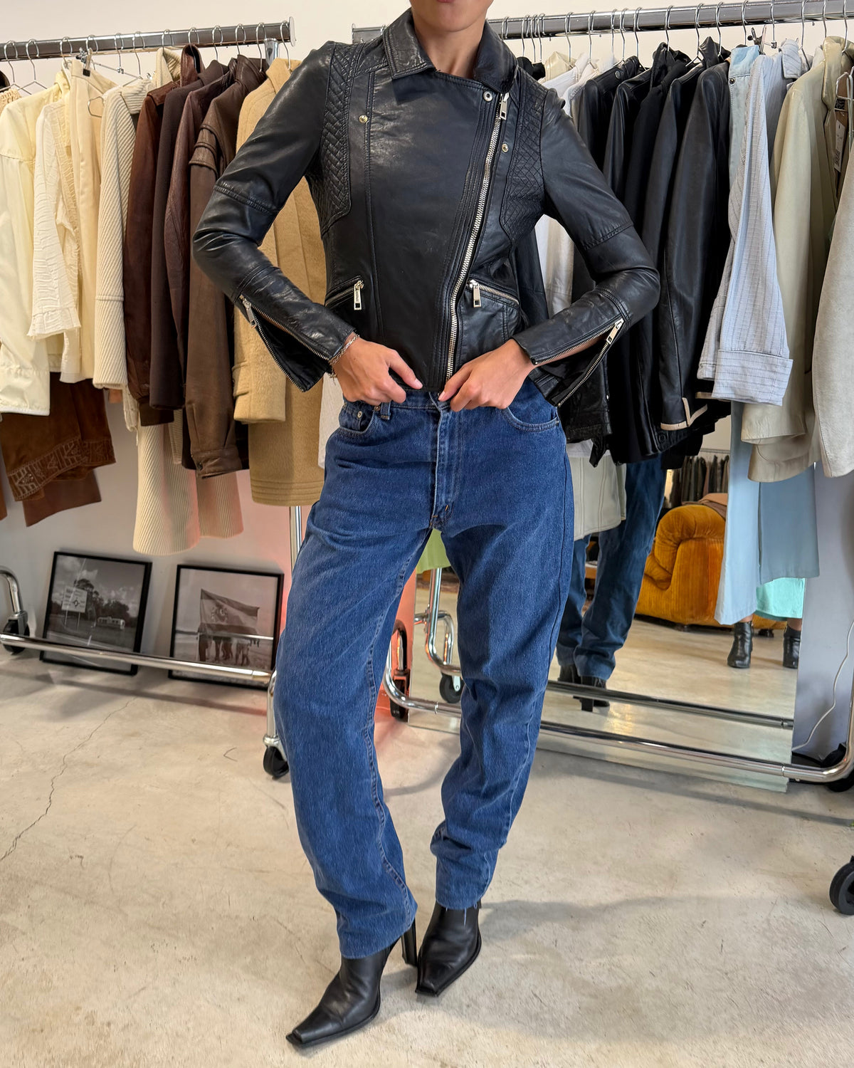 The hyun leather jacket