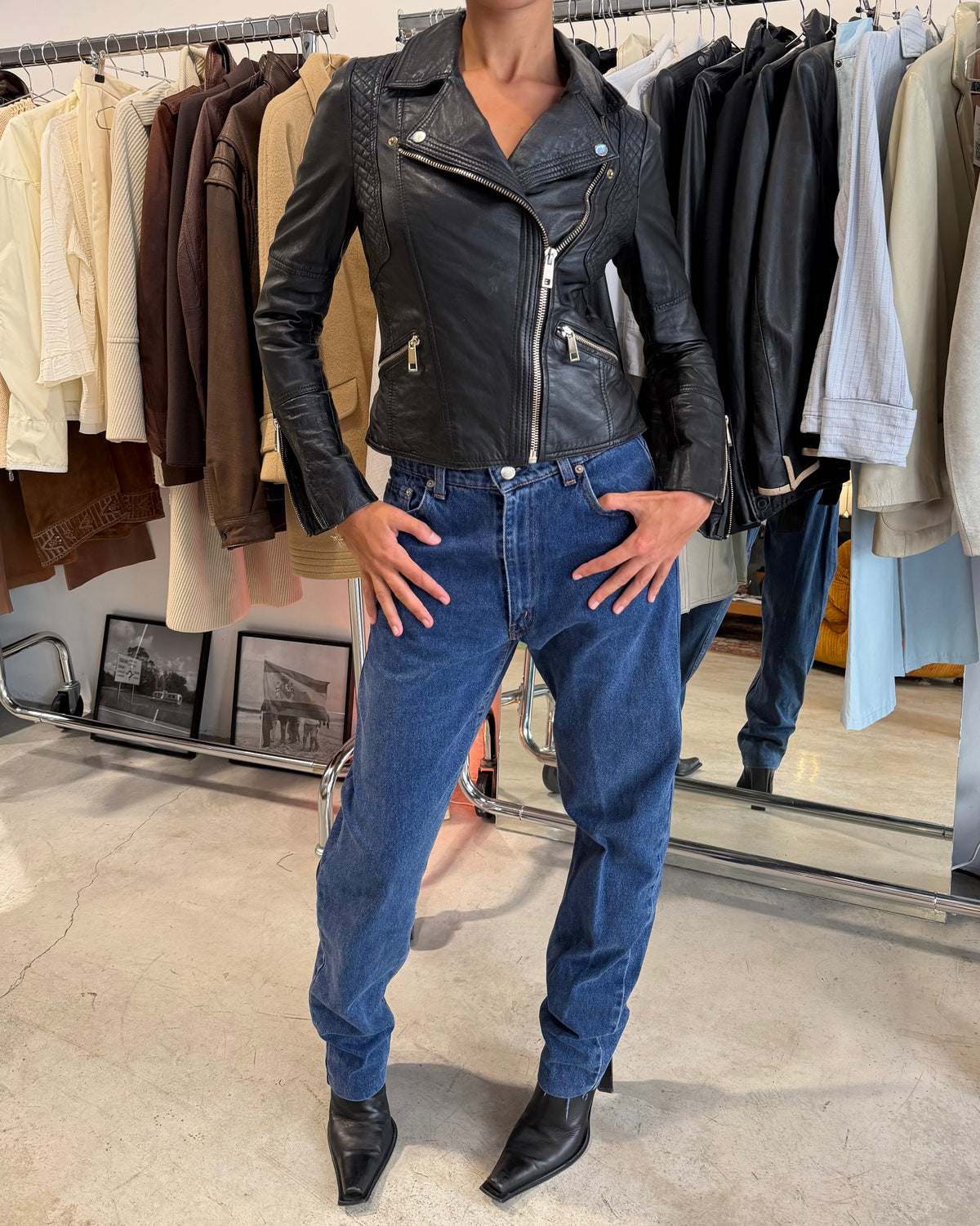 The hyun leather jacket