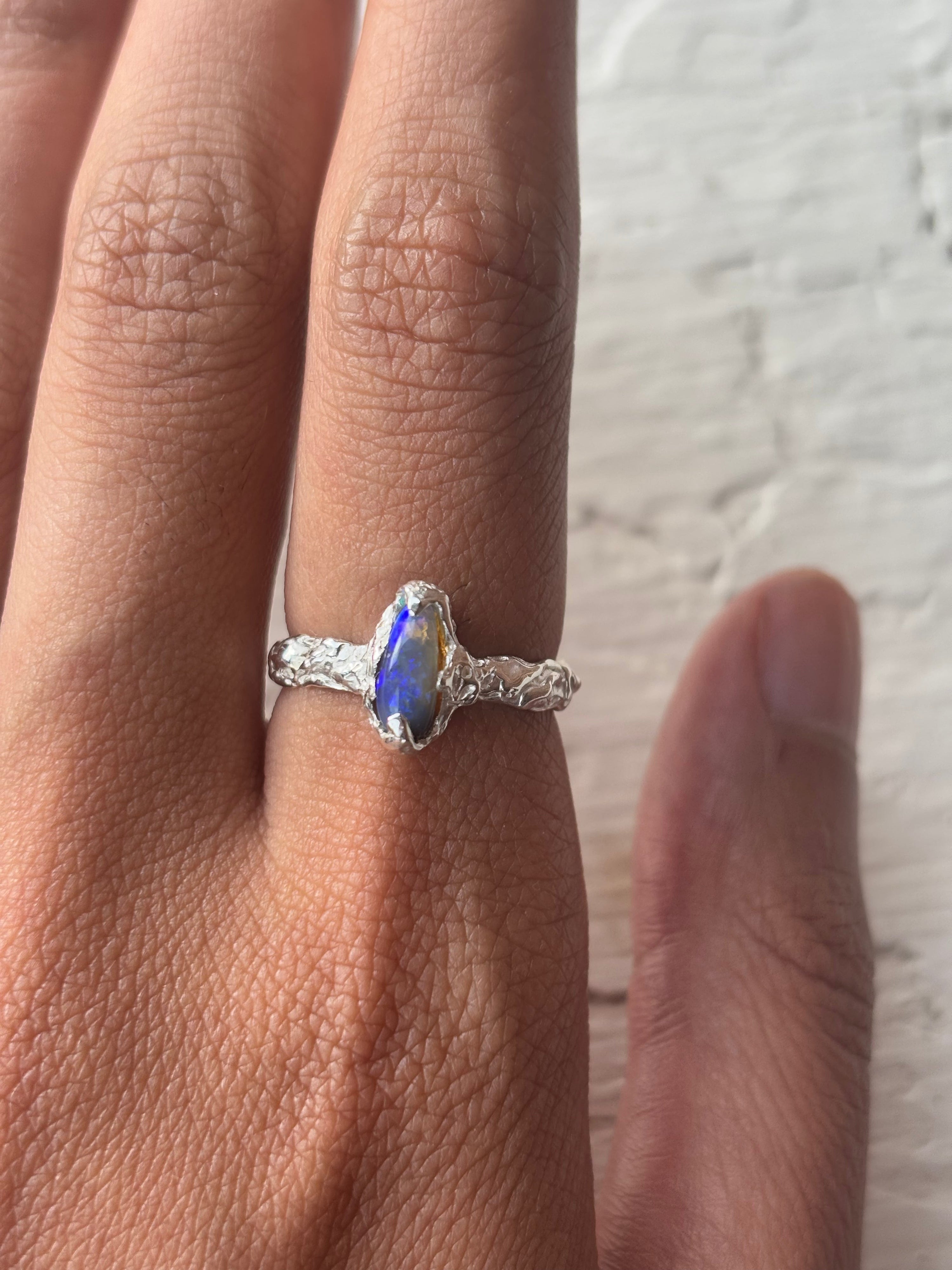 Itty bitty ring - silver/size l 1/2
