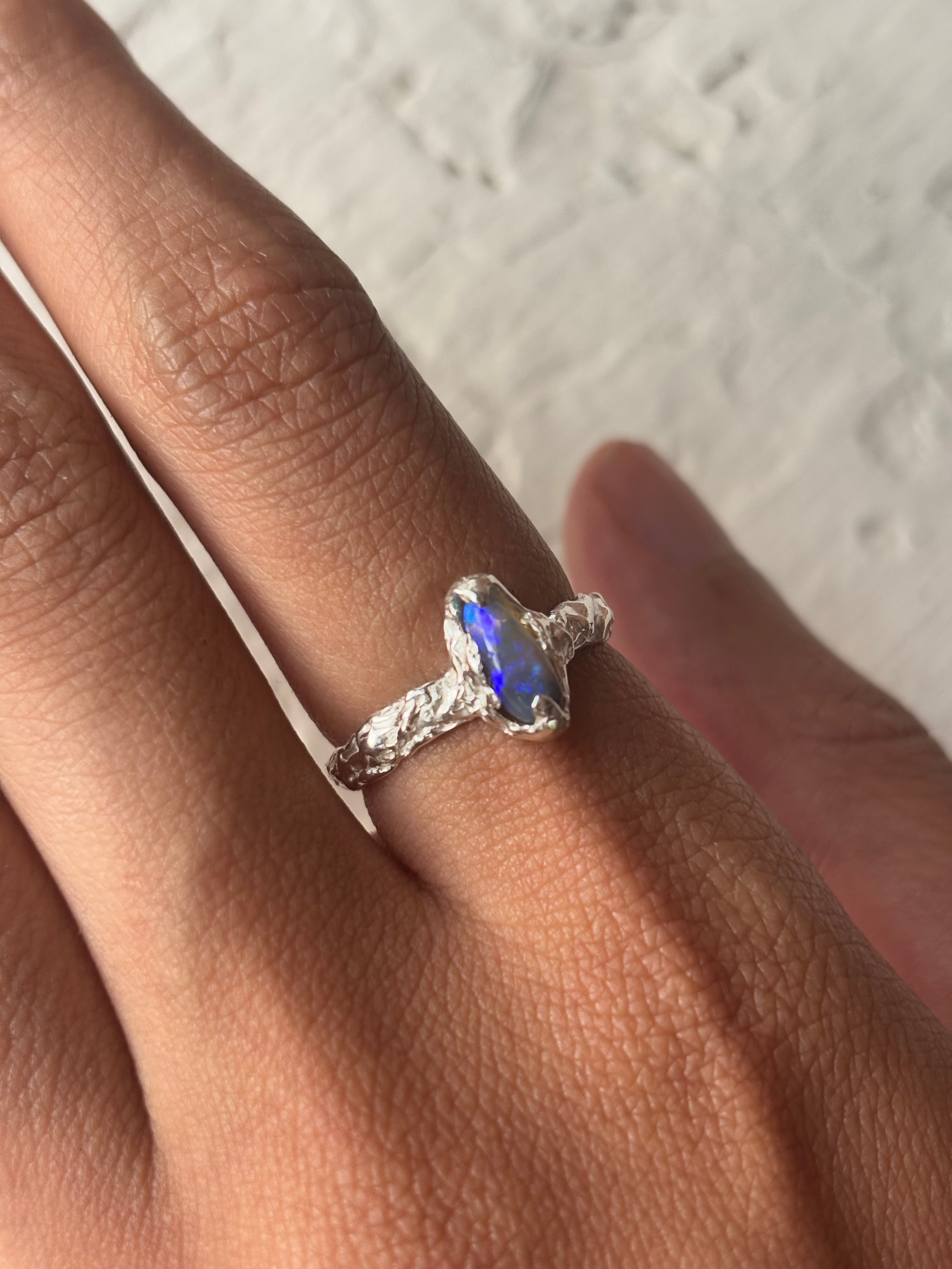 Itty bitty ring - silver/size l 1/2