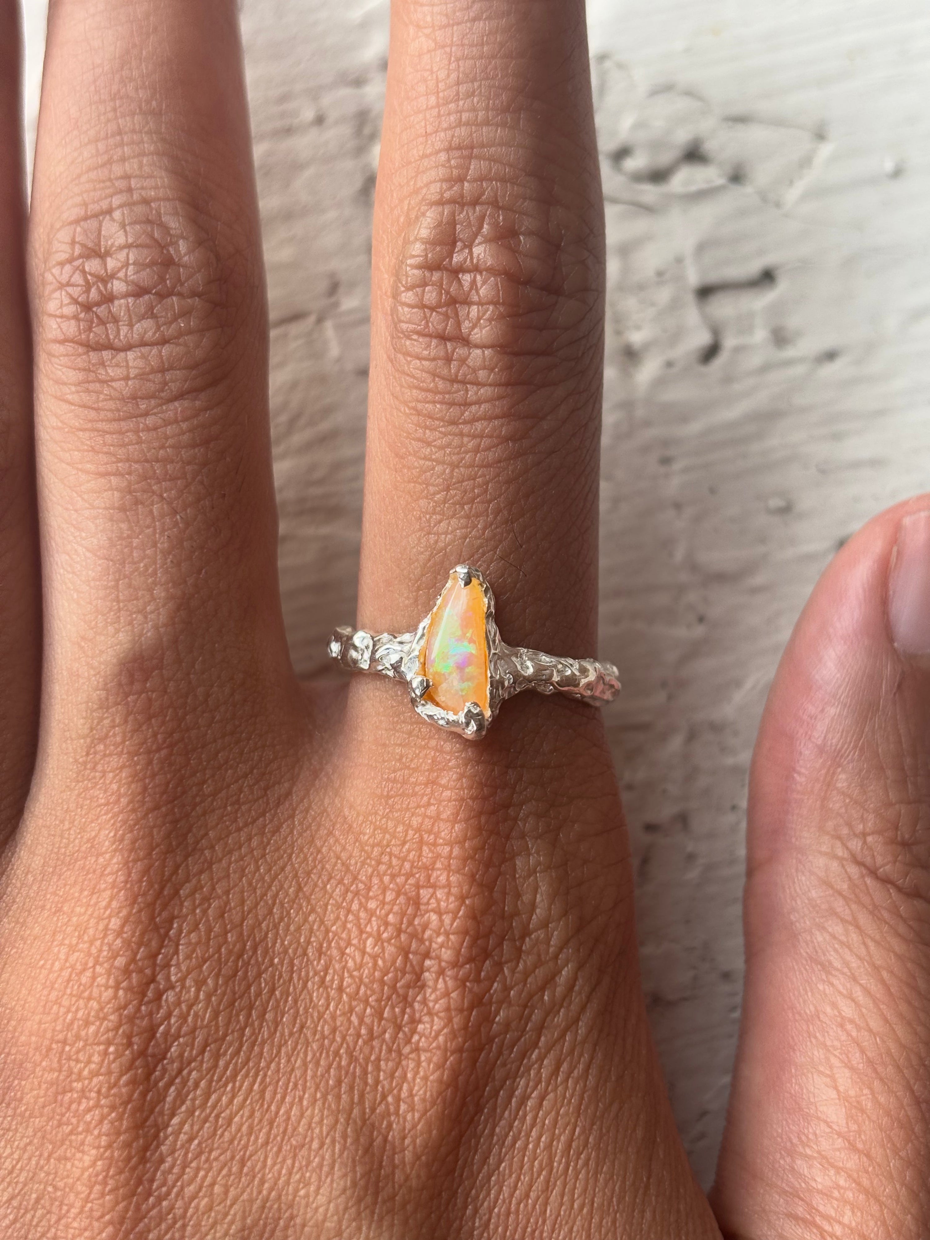 Itty bitty ring - silver/size p
