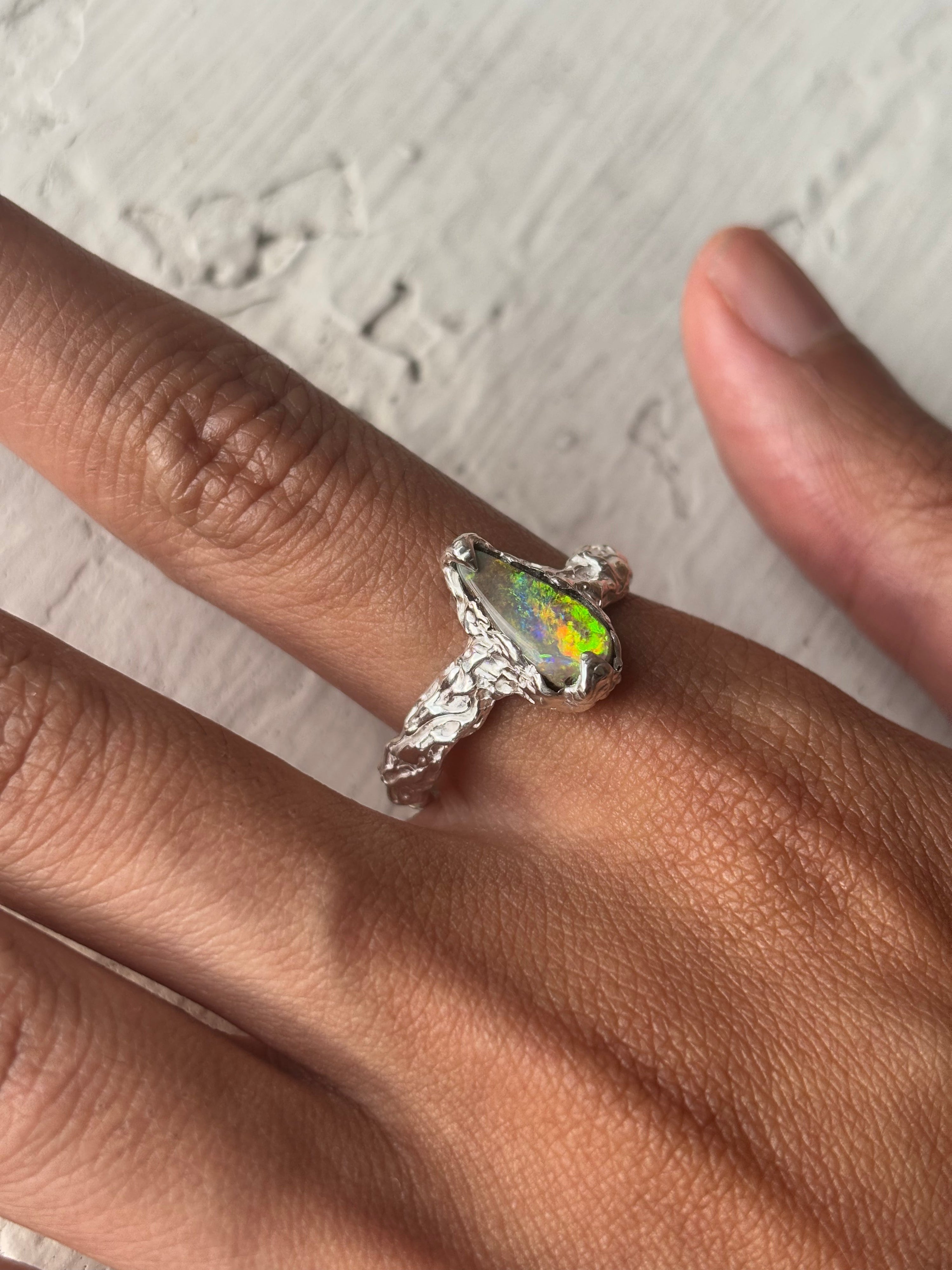 Itty bitty ring - silver/size u