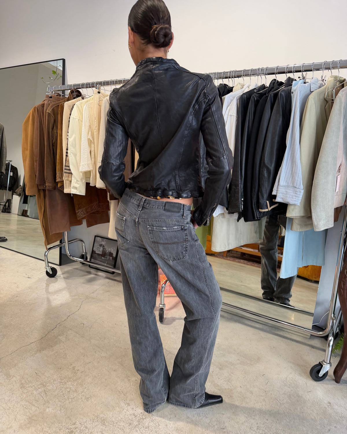 The amelia leather jacket
