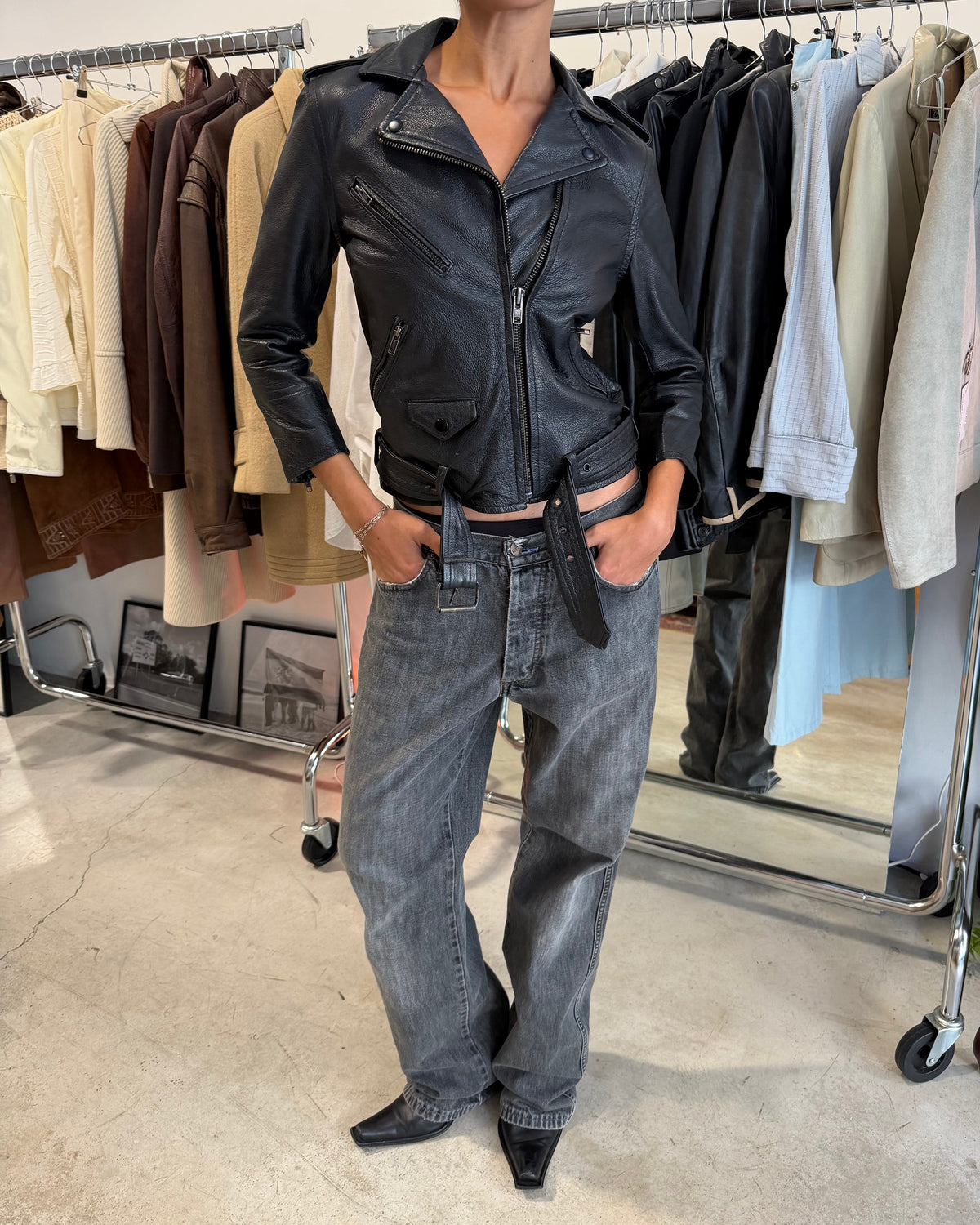 The wesley leather jacket