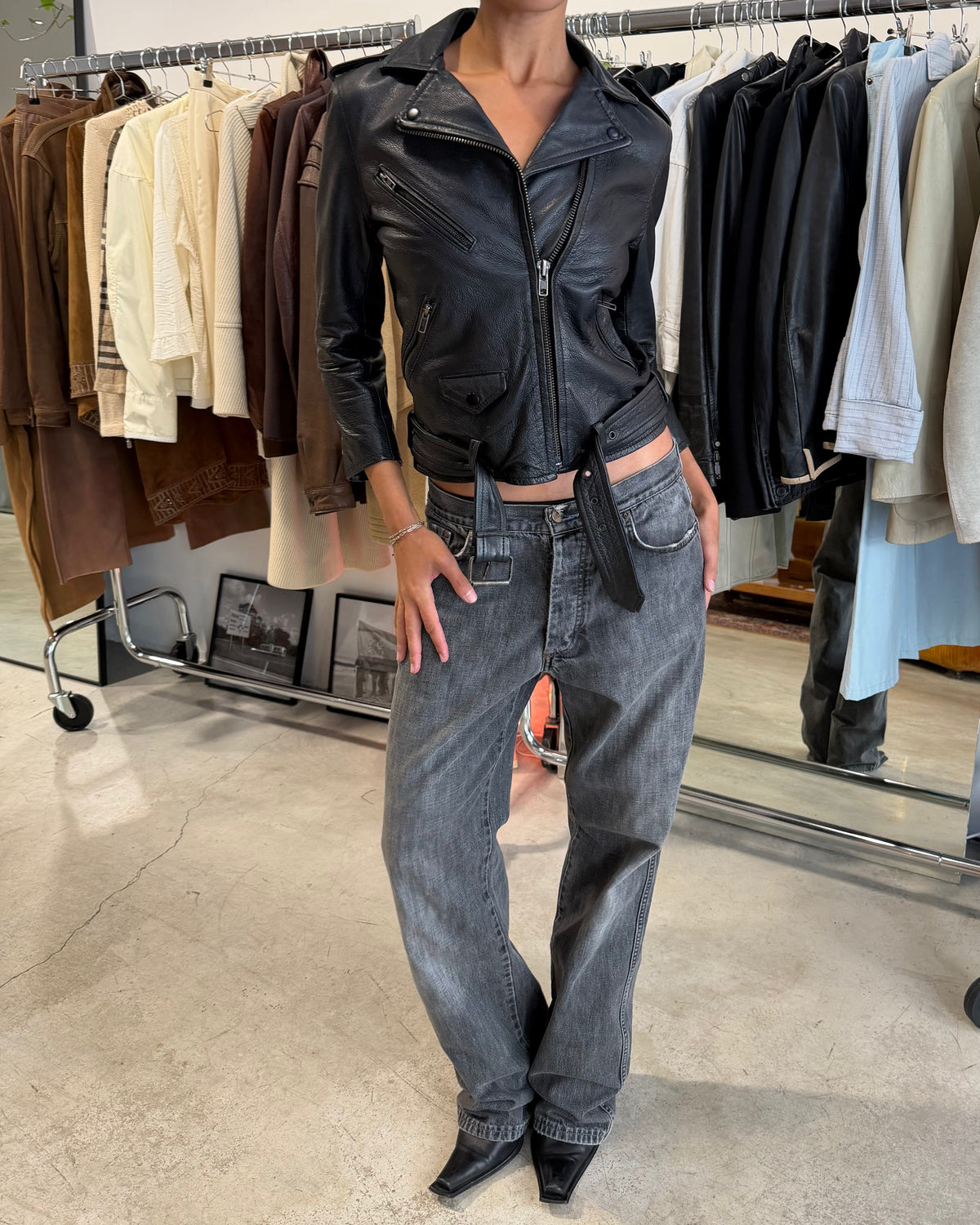 The wesley leather jacket