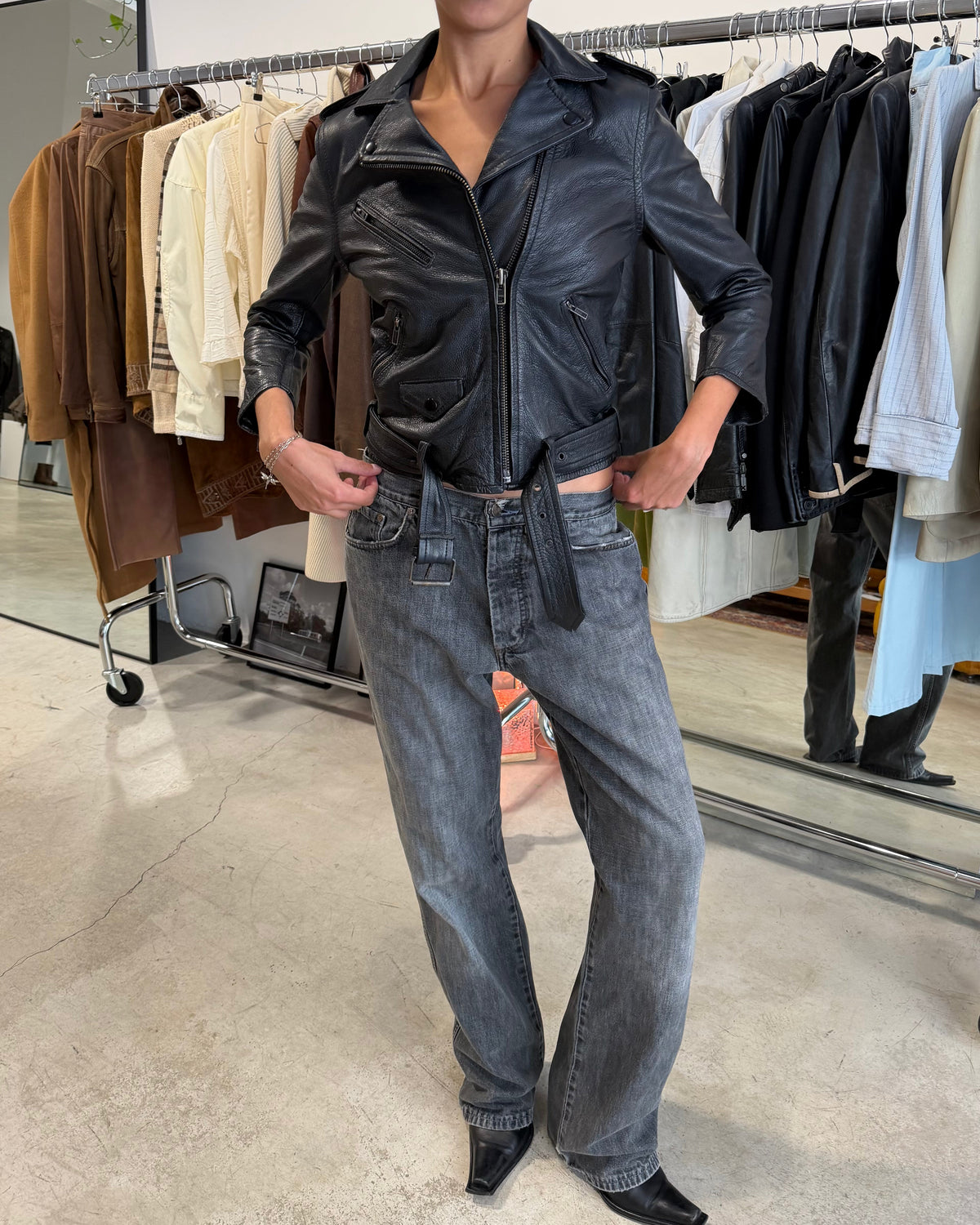The wesley leather jacket