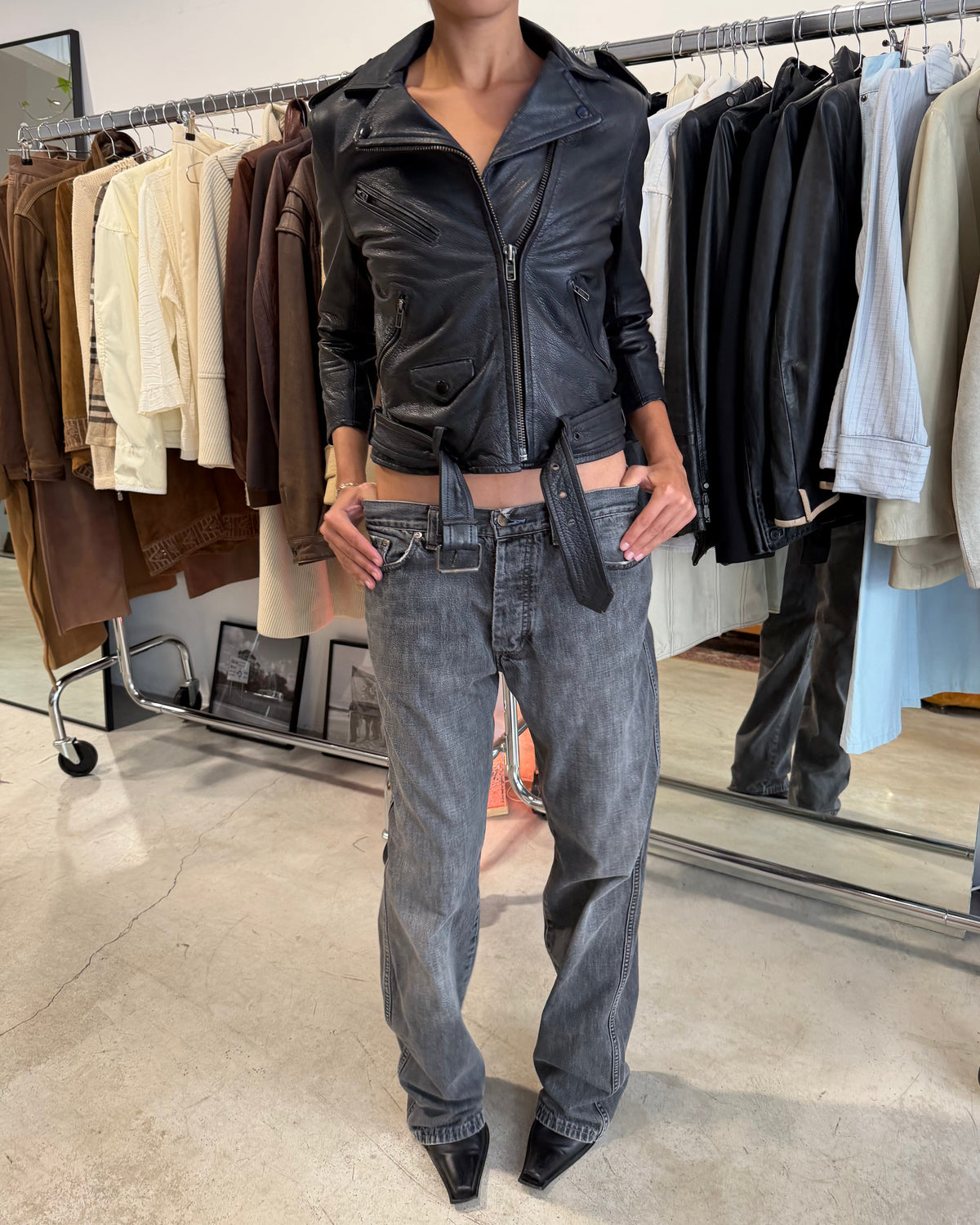 The wesley leather jacket
