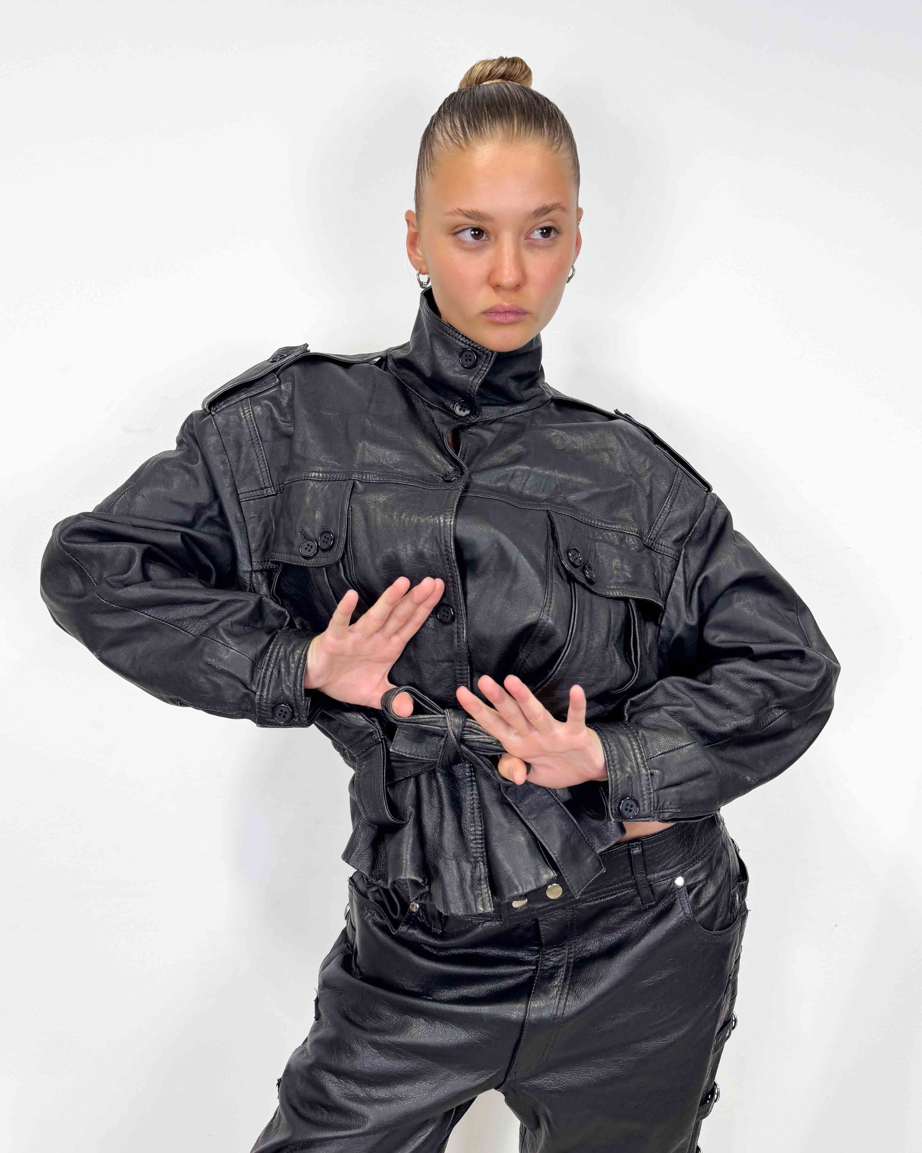The violeta leather jacket