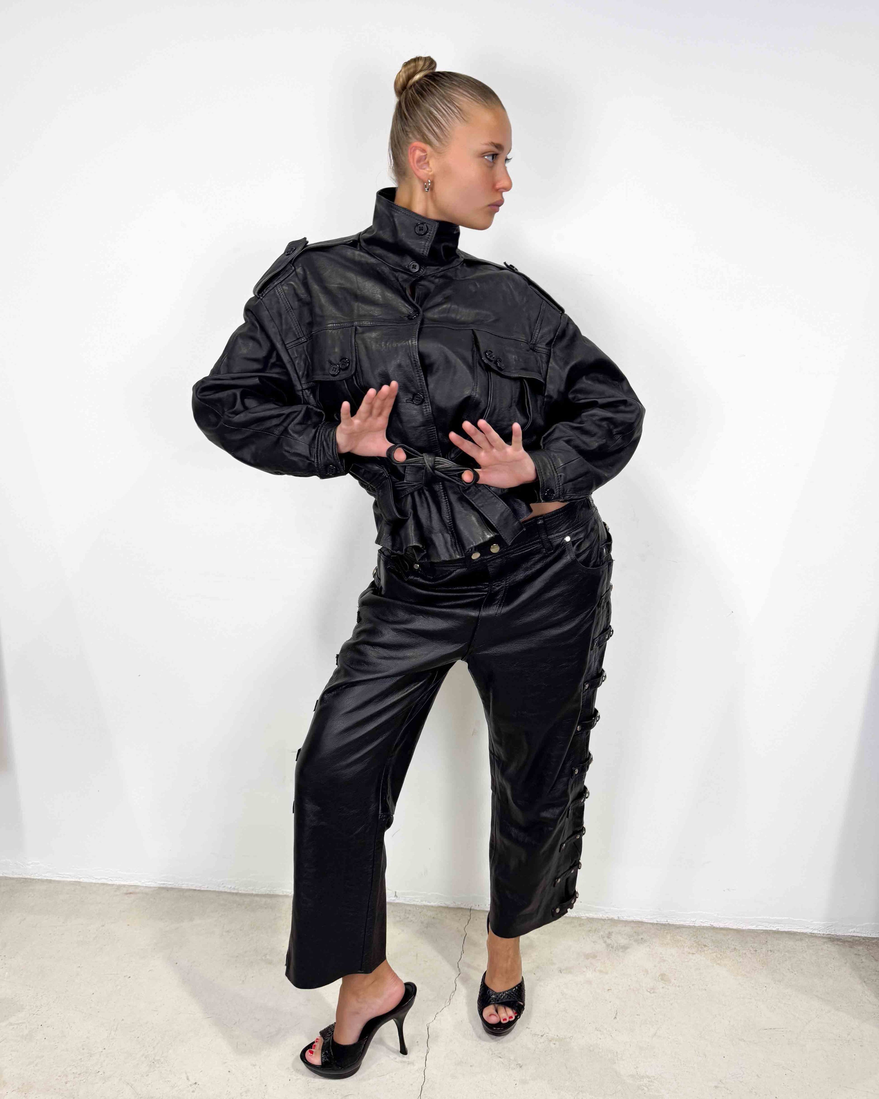 The violeta leather jacket