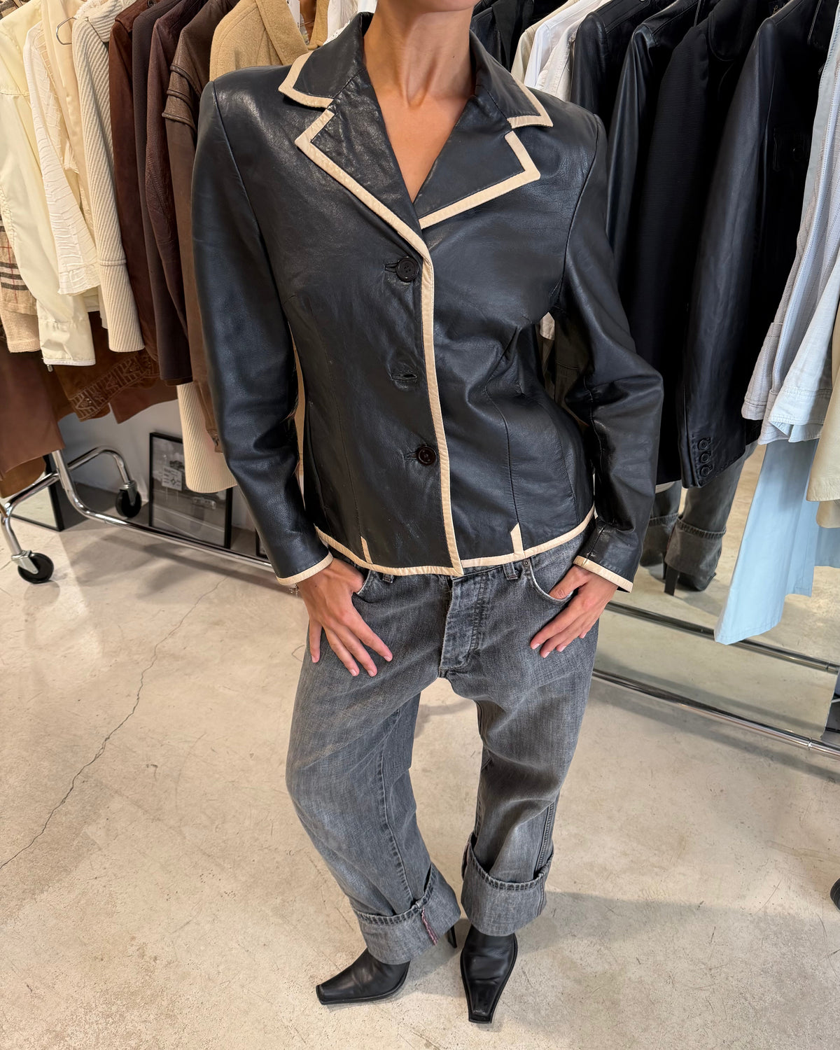 The noah leather jacket