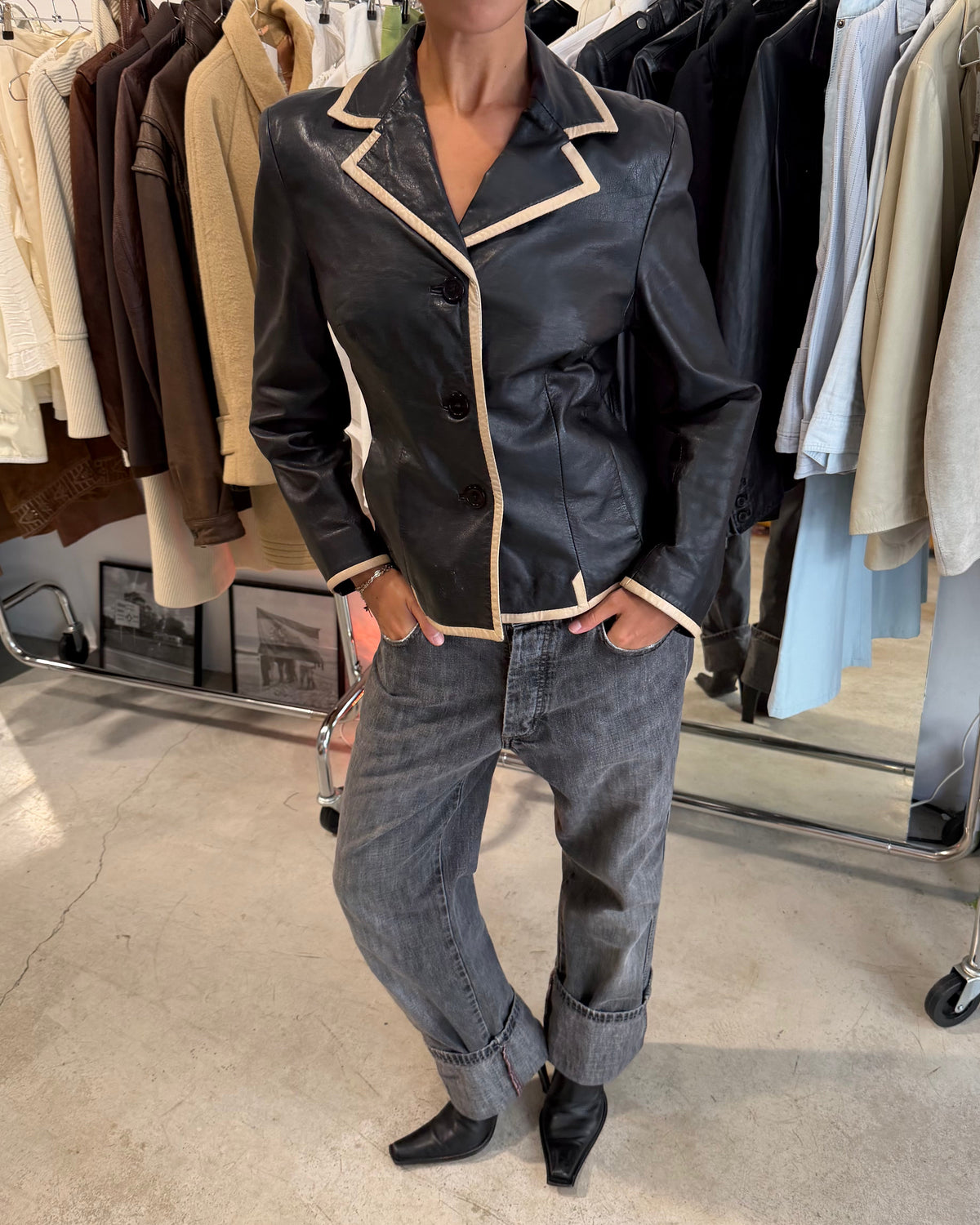 The noah leather jacket