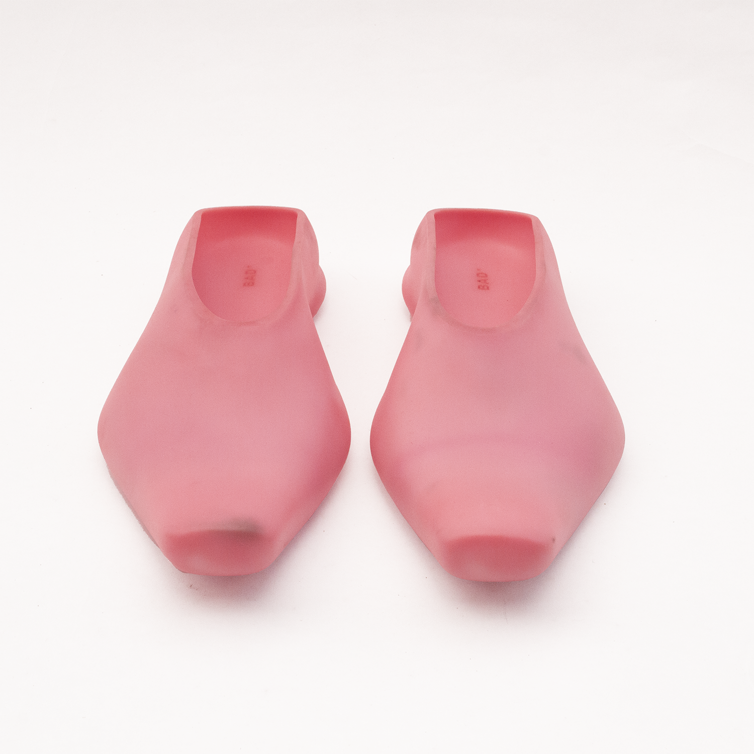Soft rubber mules - pink dolphin
