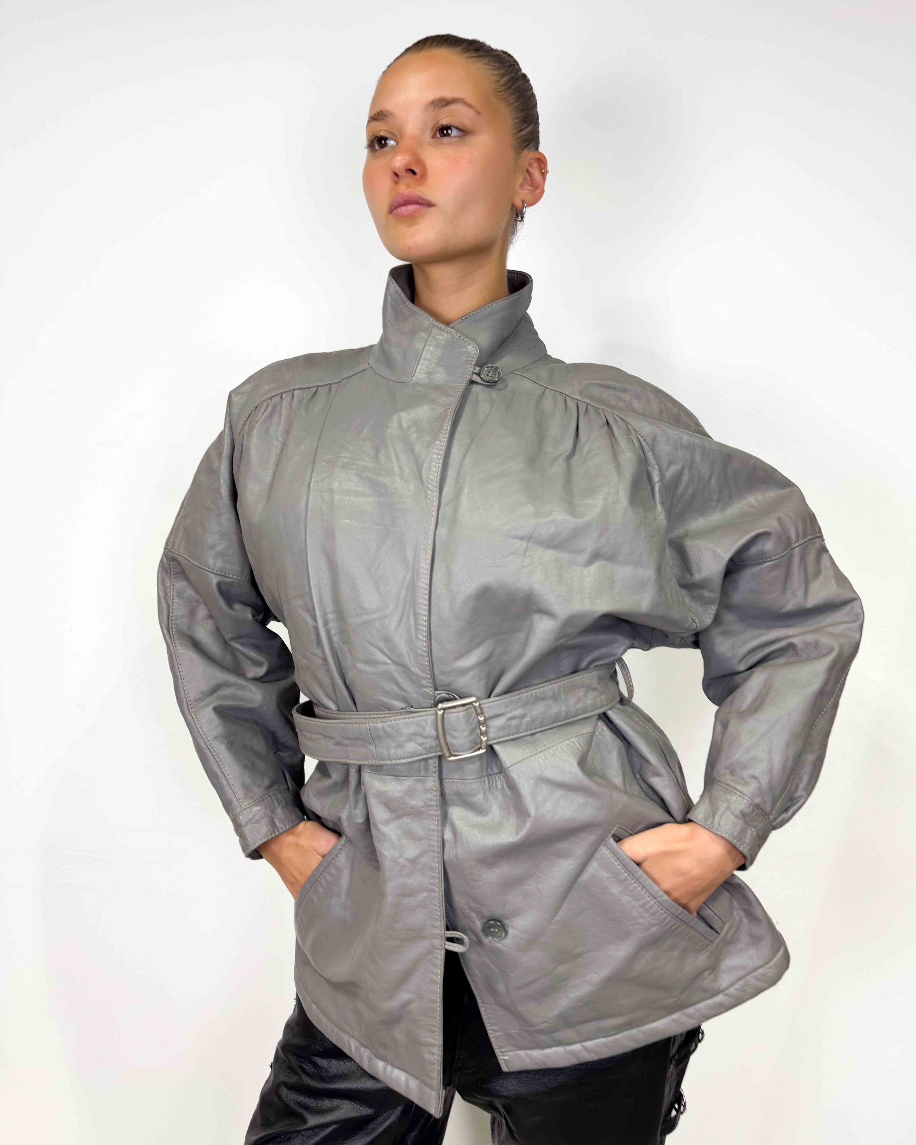 The yasi leather jacket