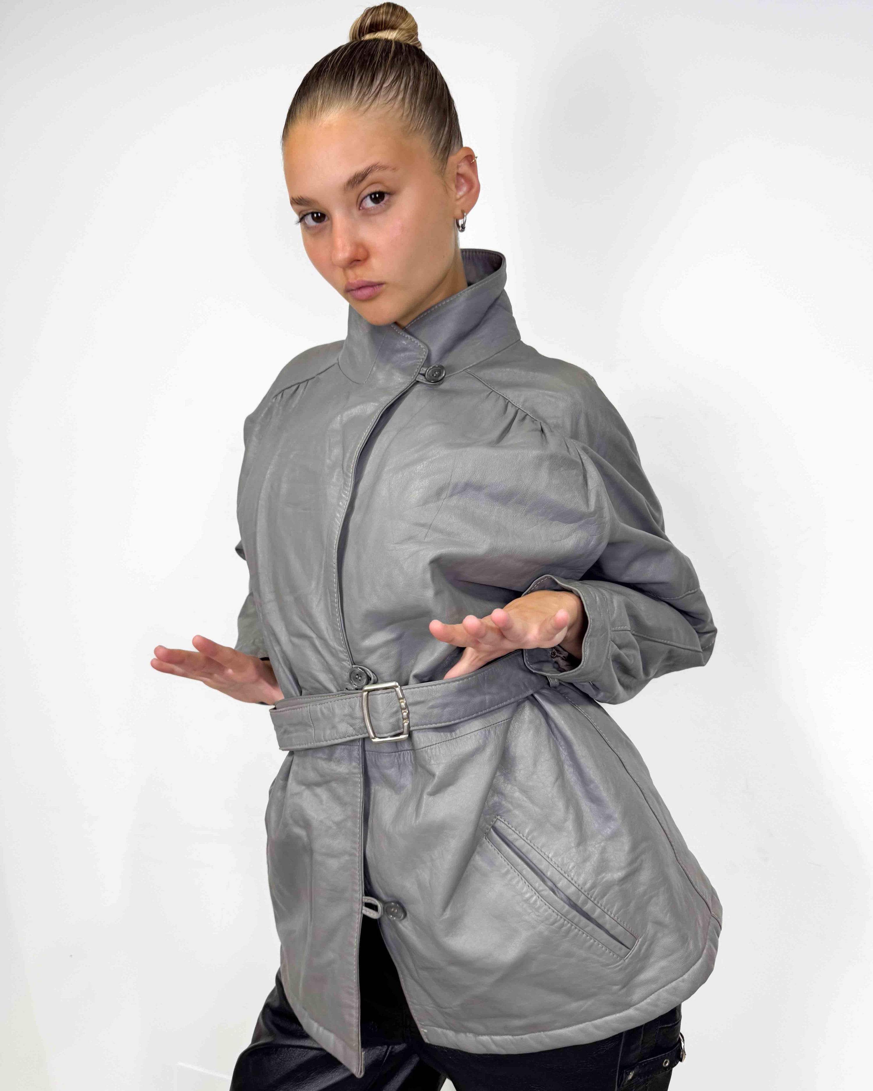 The yasi leather jacket