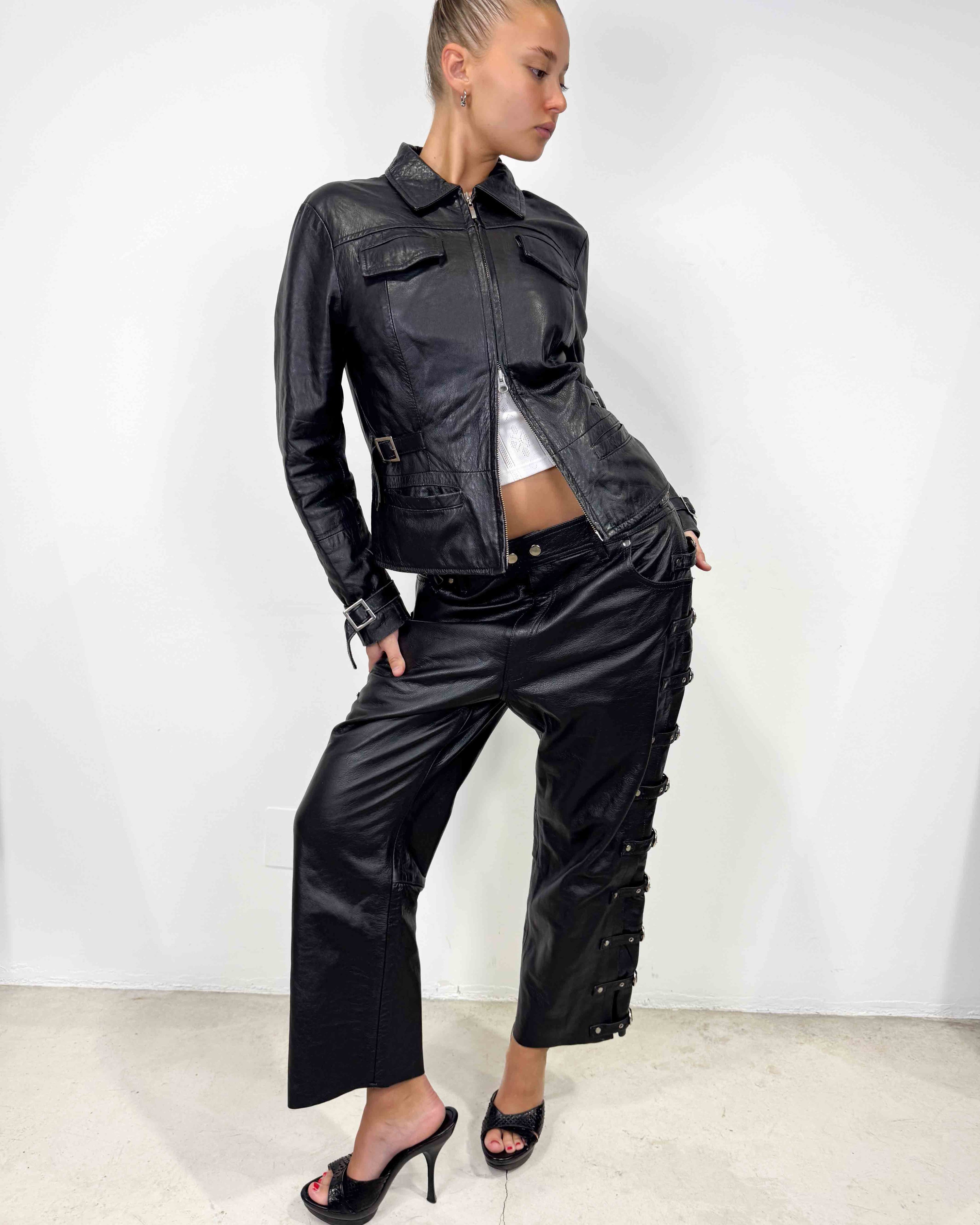 The shakira leather jacket