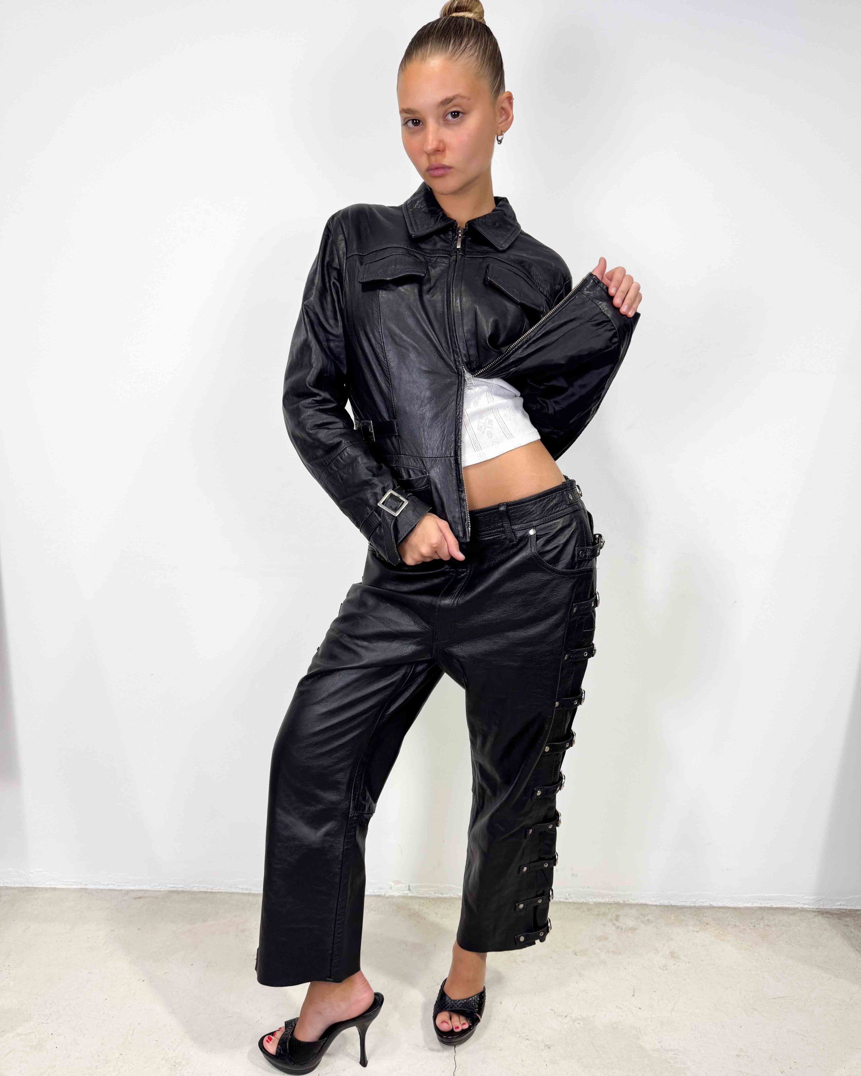 The shakira leather jacket