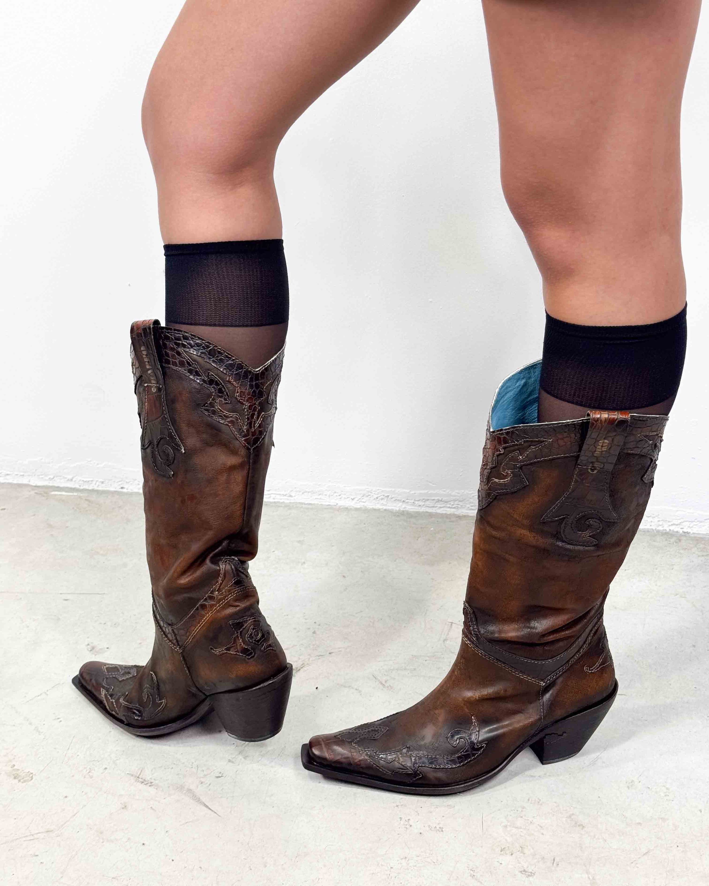 The tania leather boots