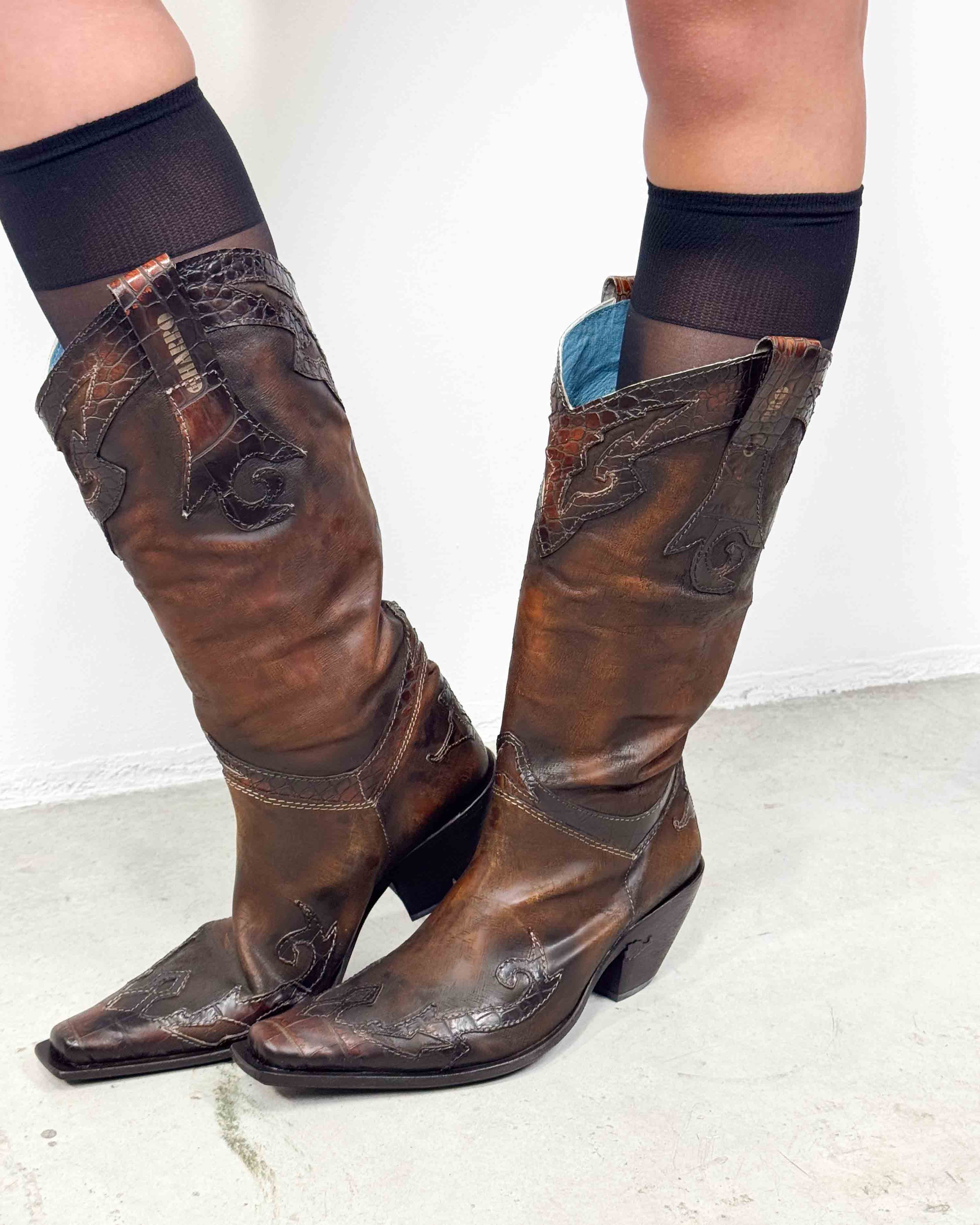 The tania leather boots