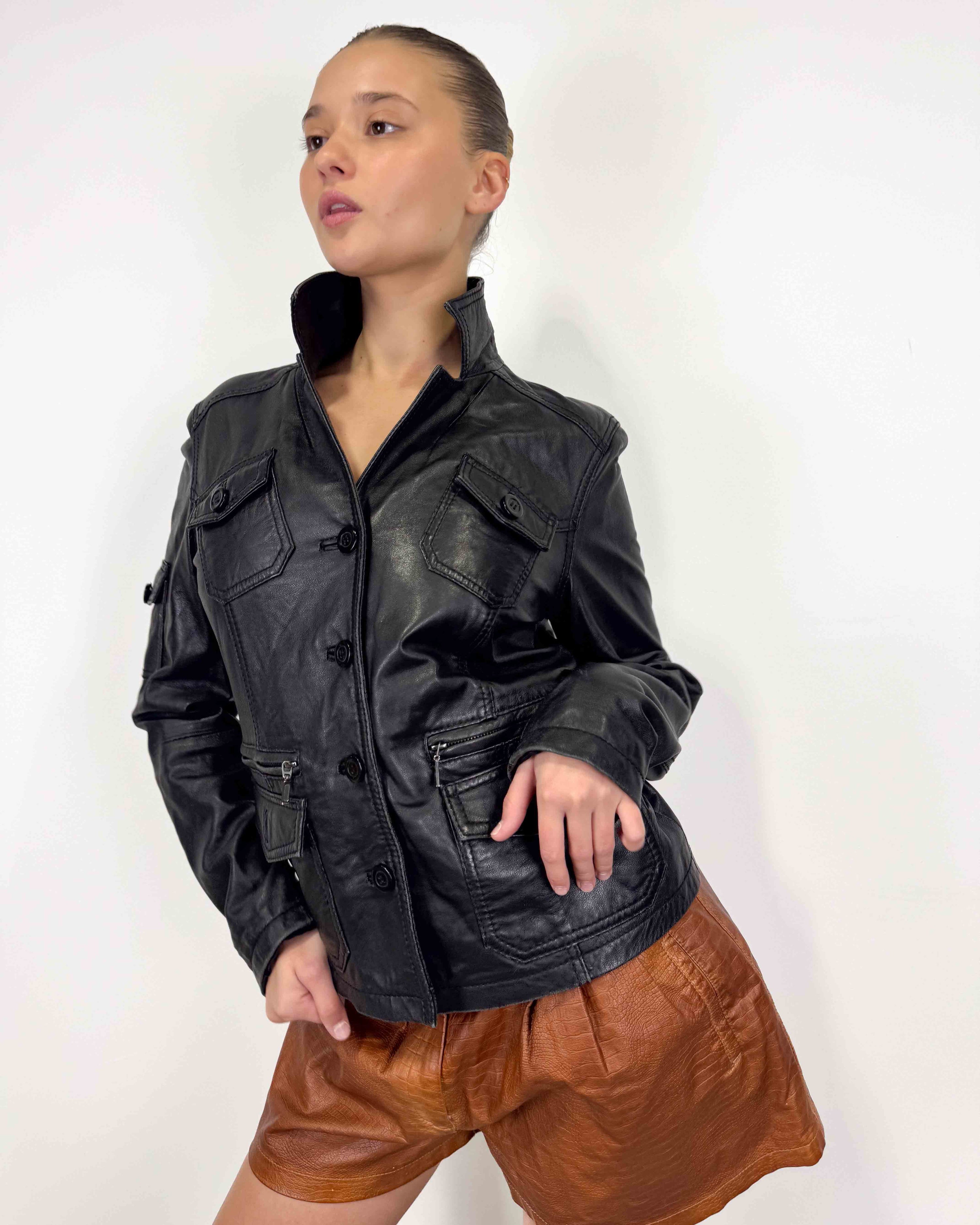 The prue leather jacket