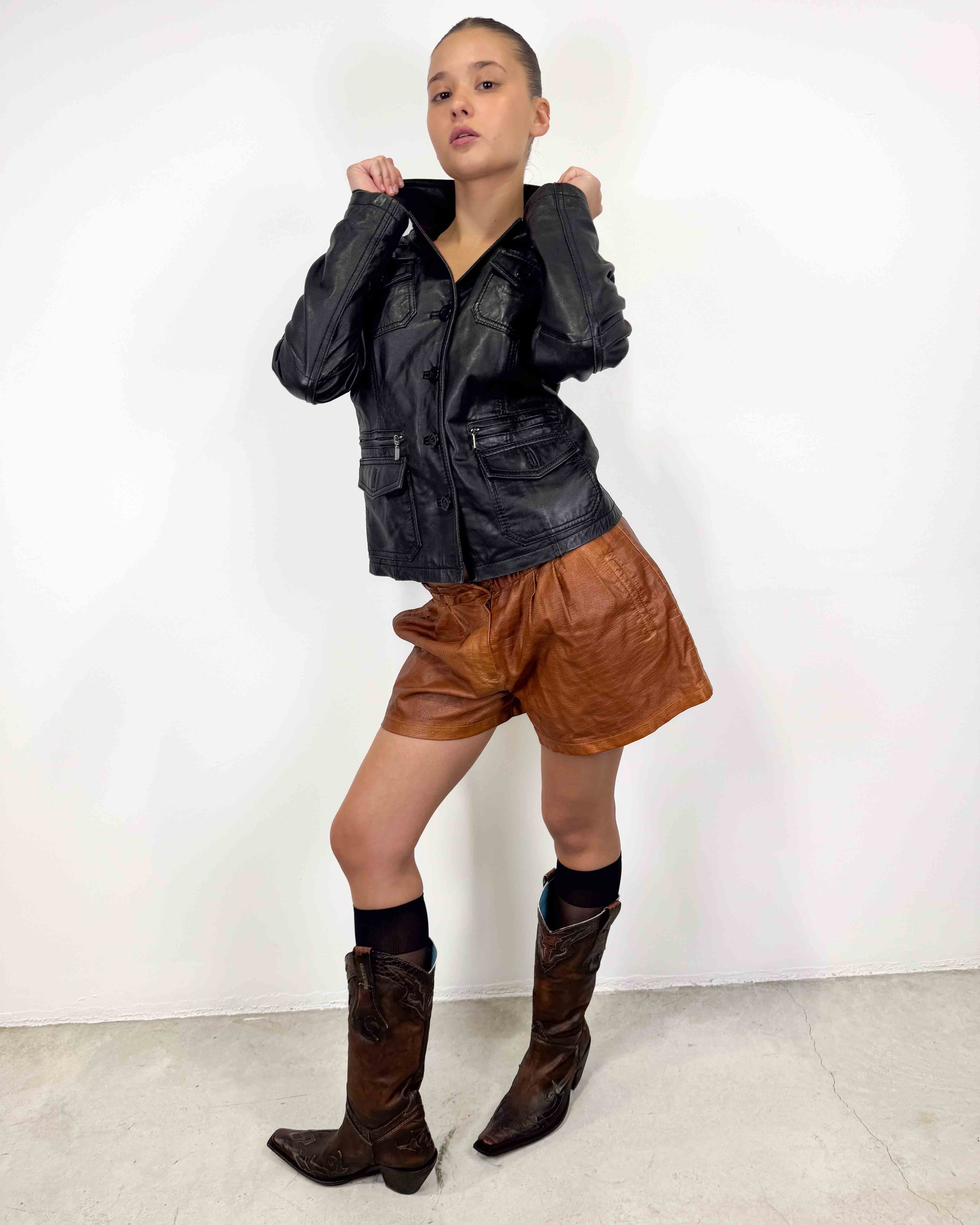 The prue leather jacket