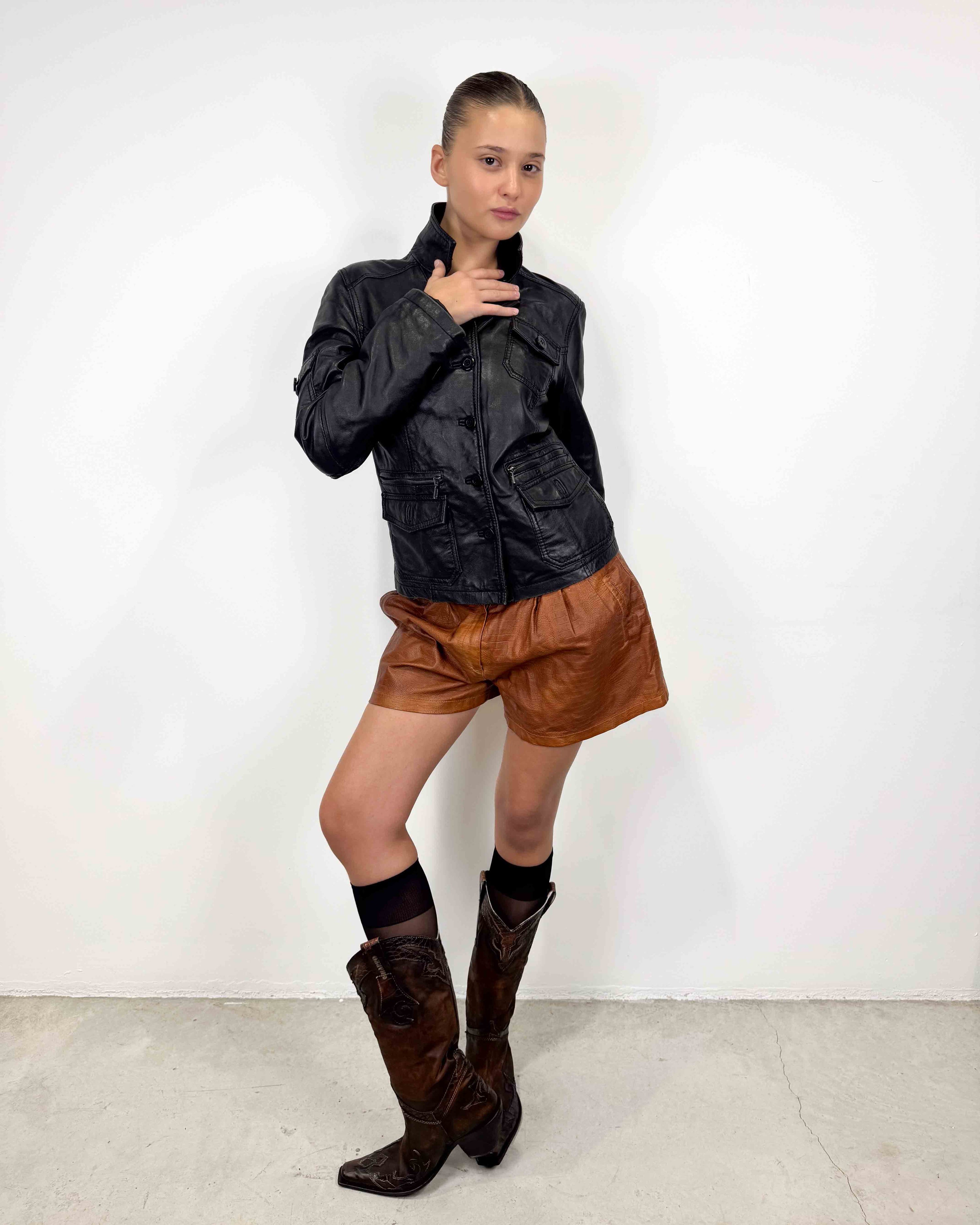 The prue leather jacket