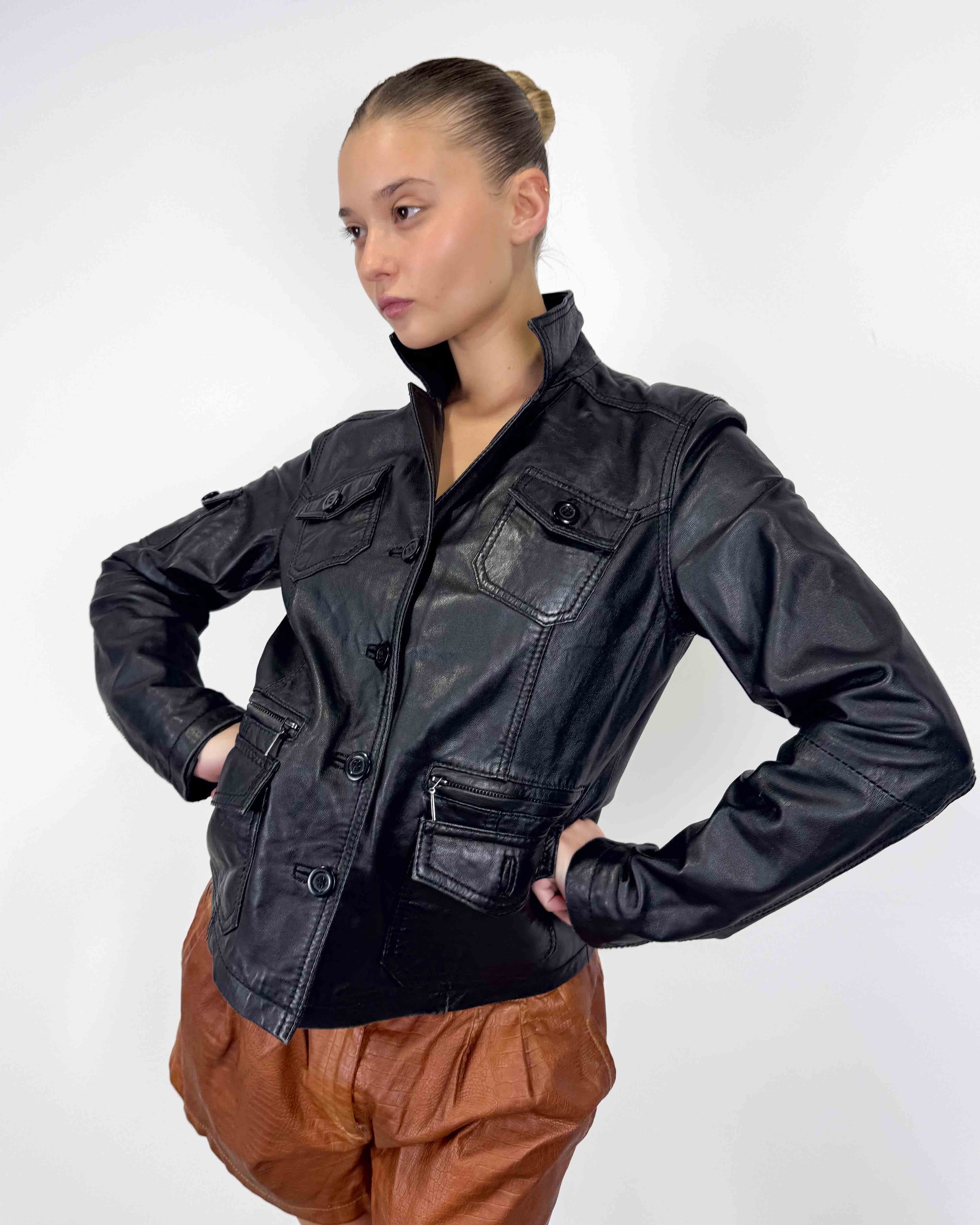 The prue leather jacket