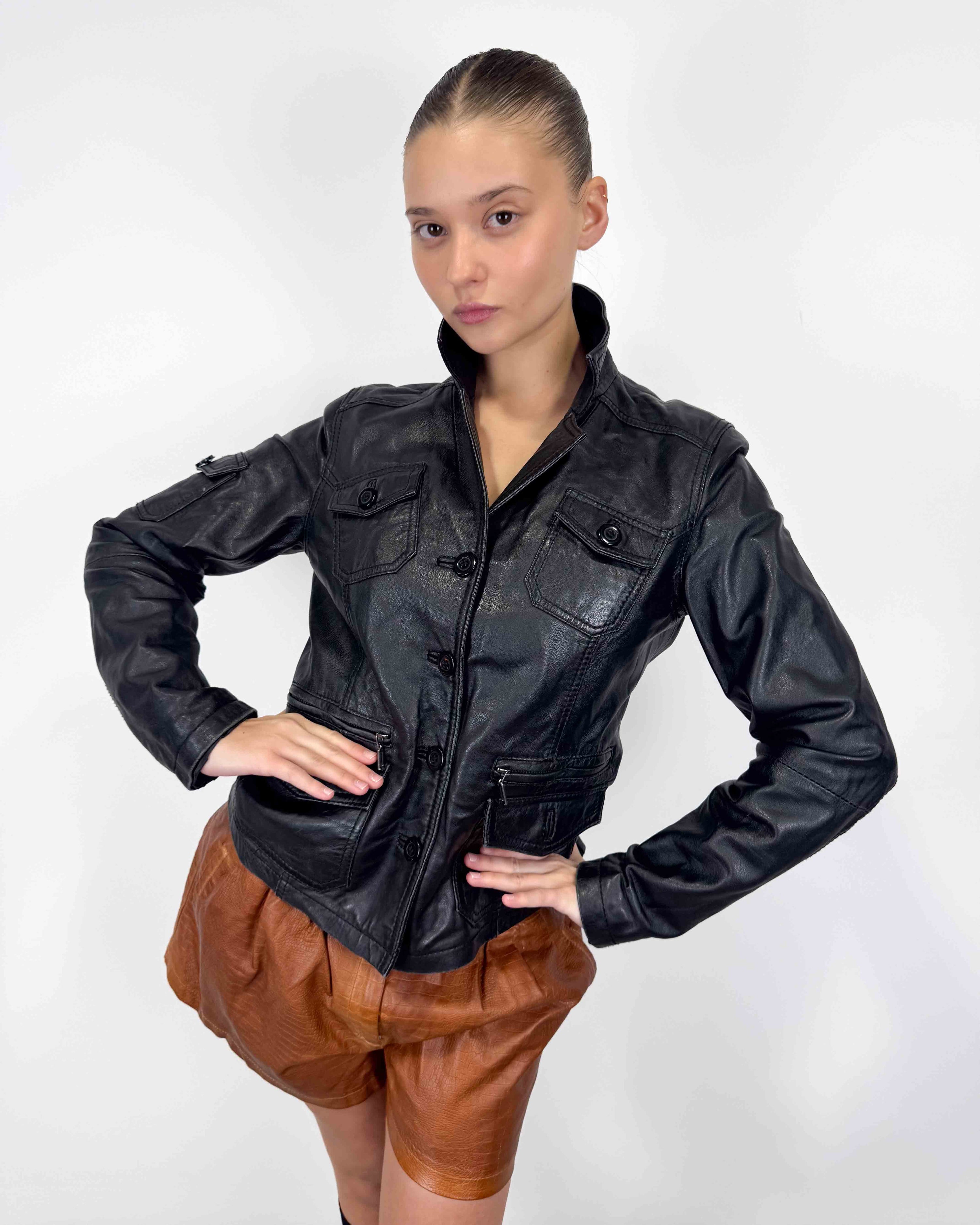 The prue leather jacket
