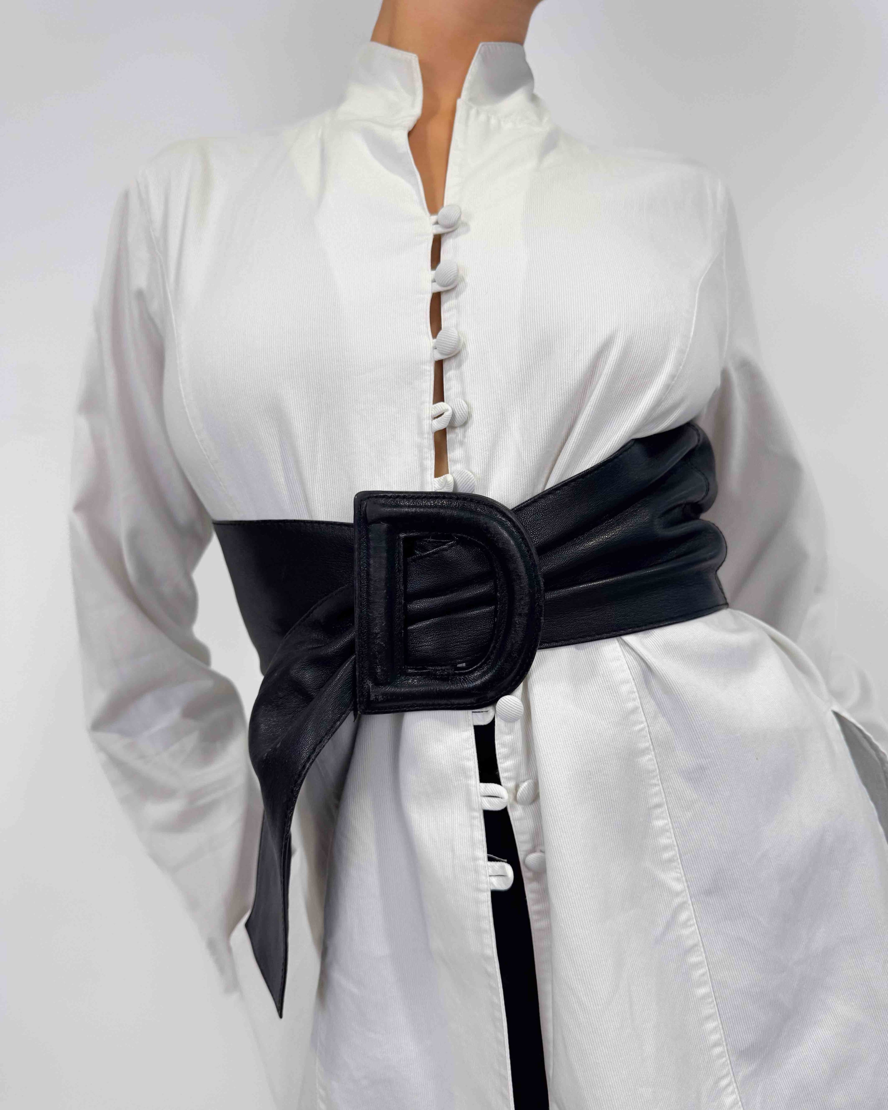 The ginny leather belt