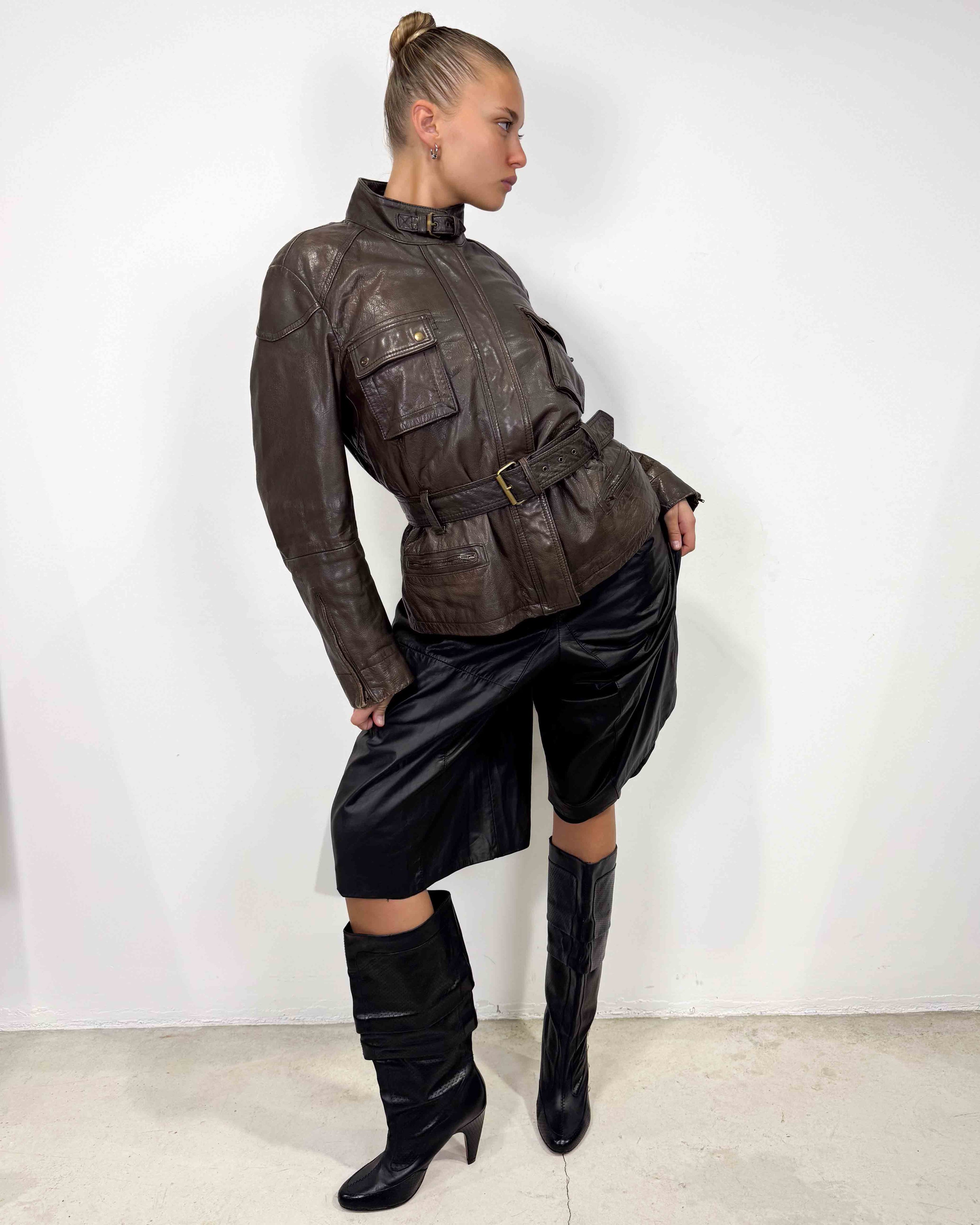 The bruna leather jacket
