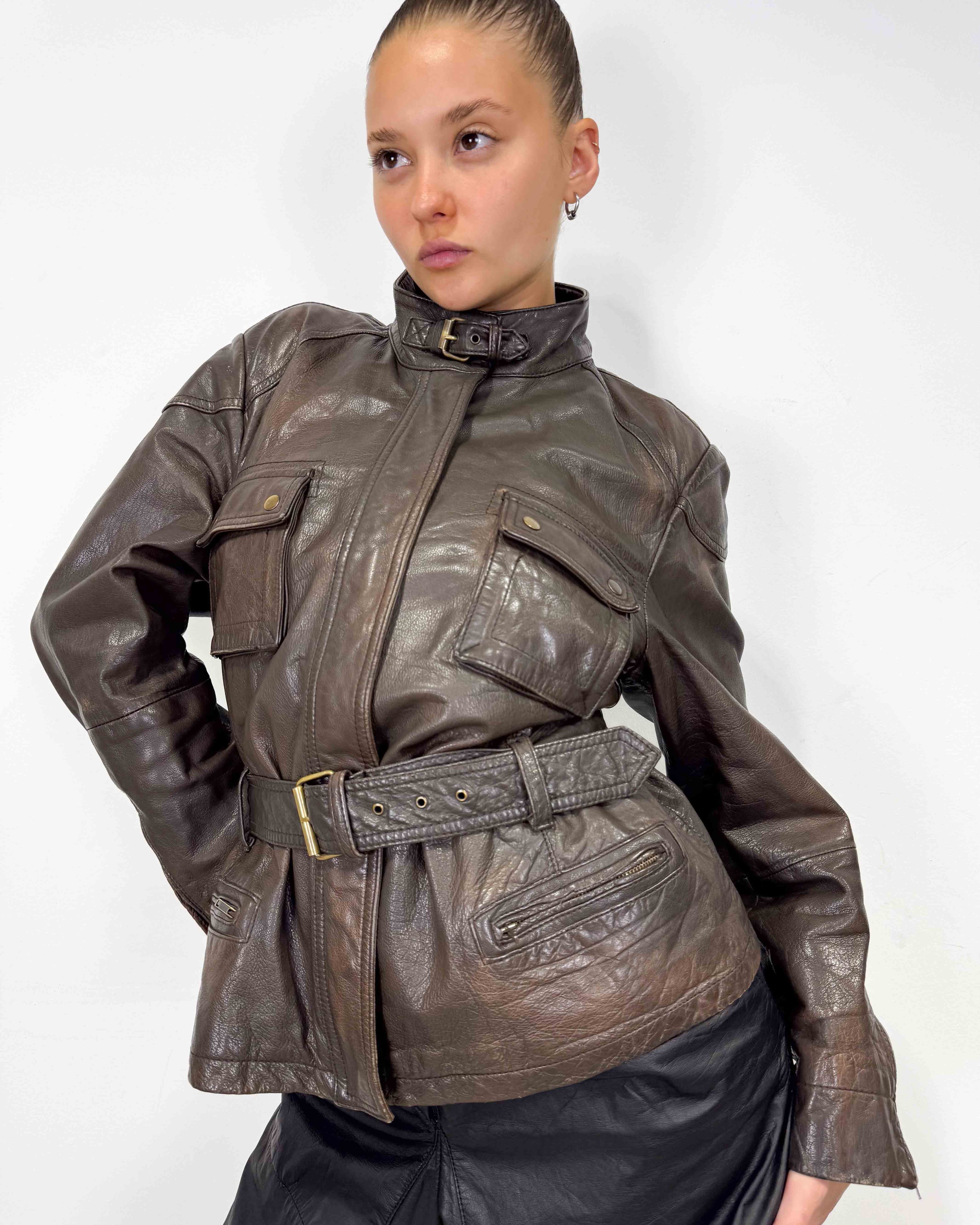The bruna leather jacket