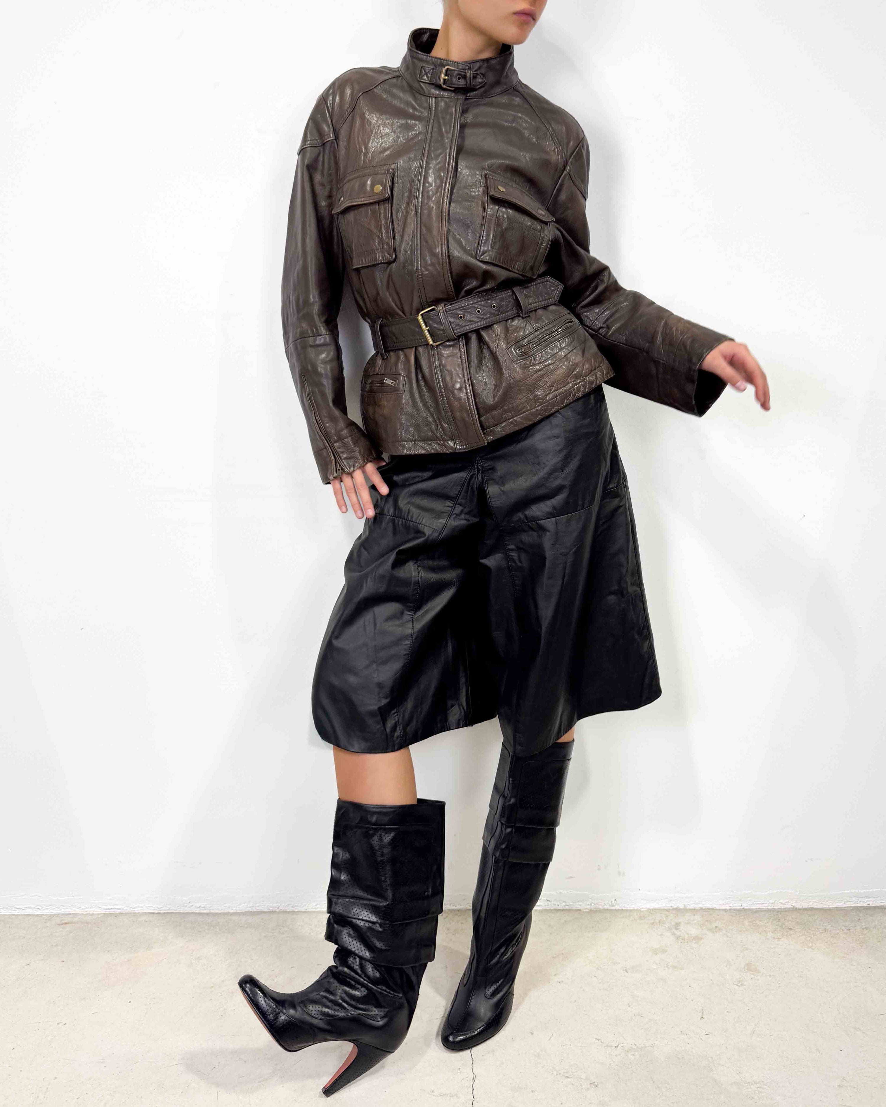 The bruna leather jacket