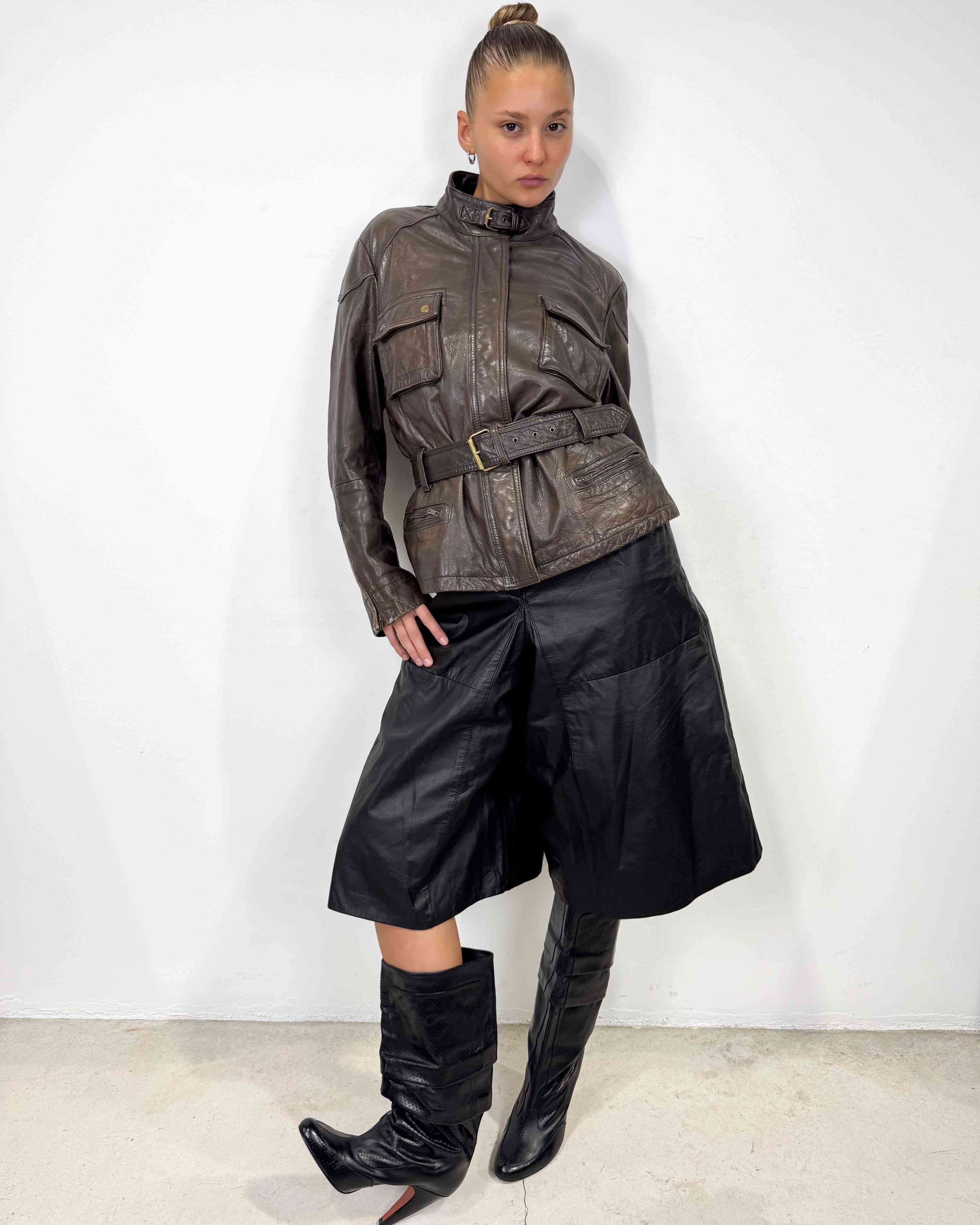 The bruna leather jacket