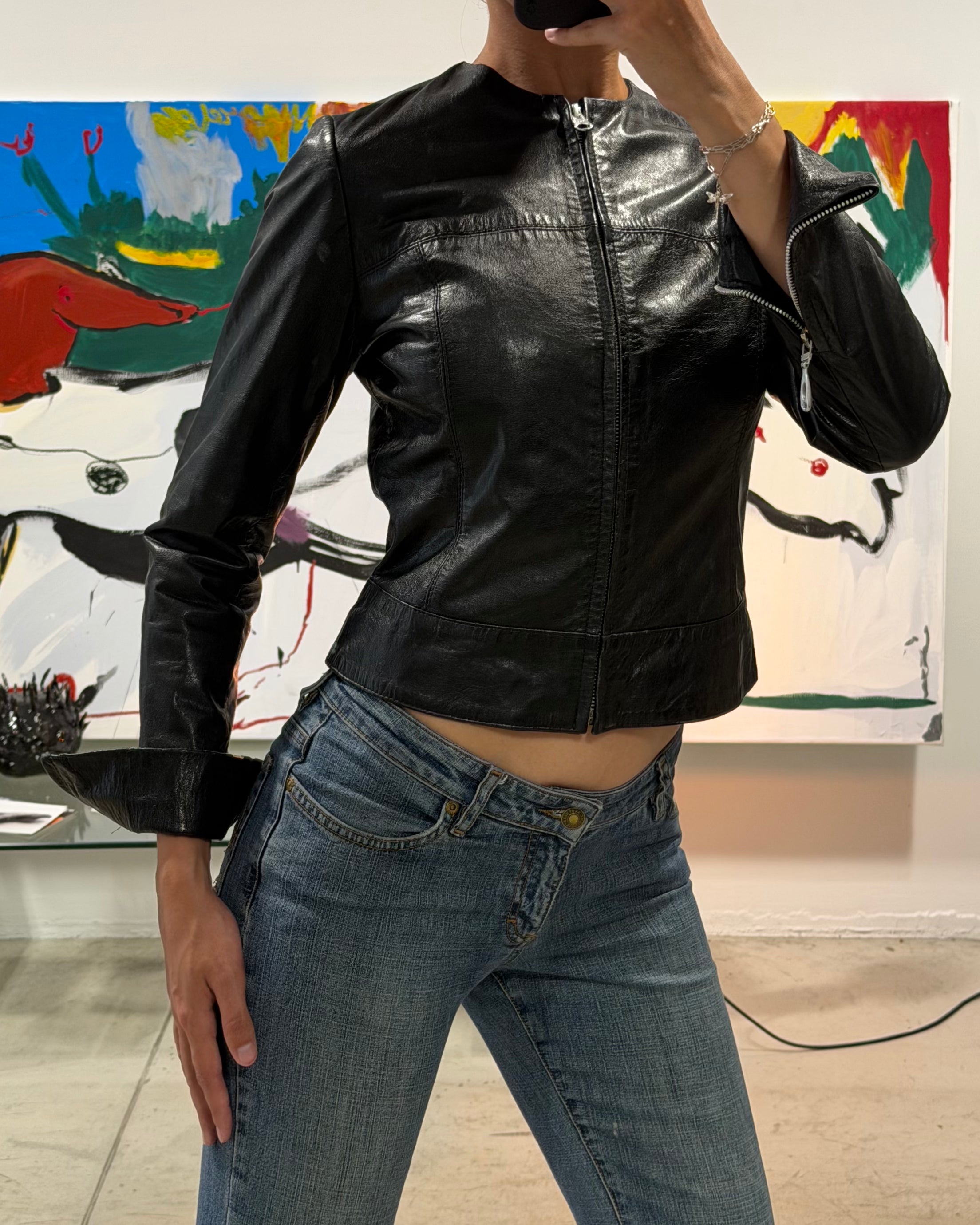 The ana leather jacket