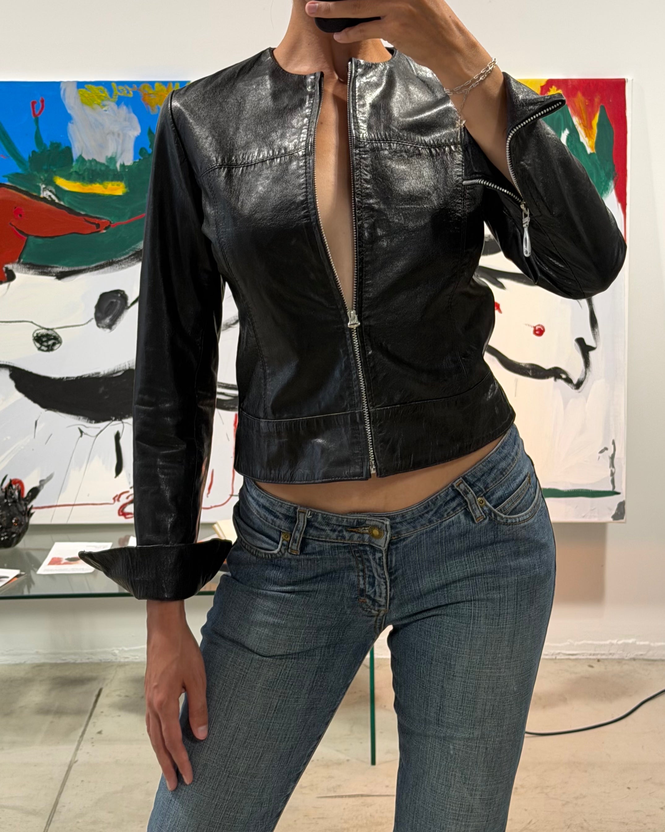 The ana leather jacket