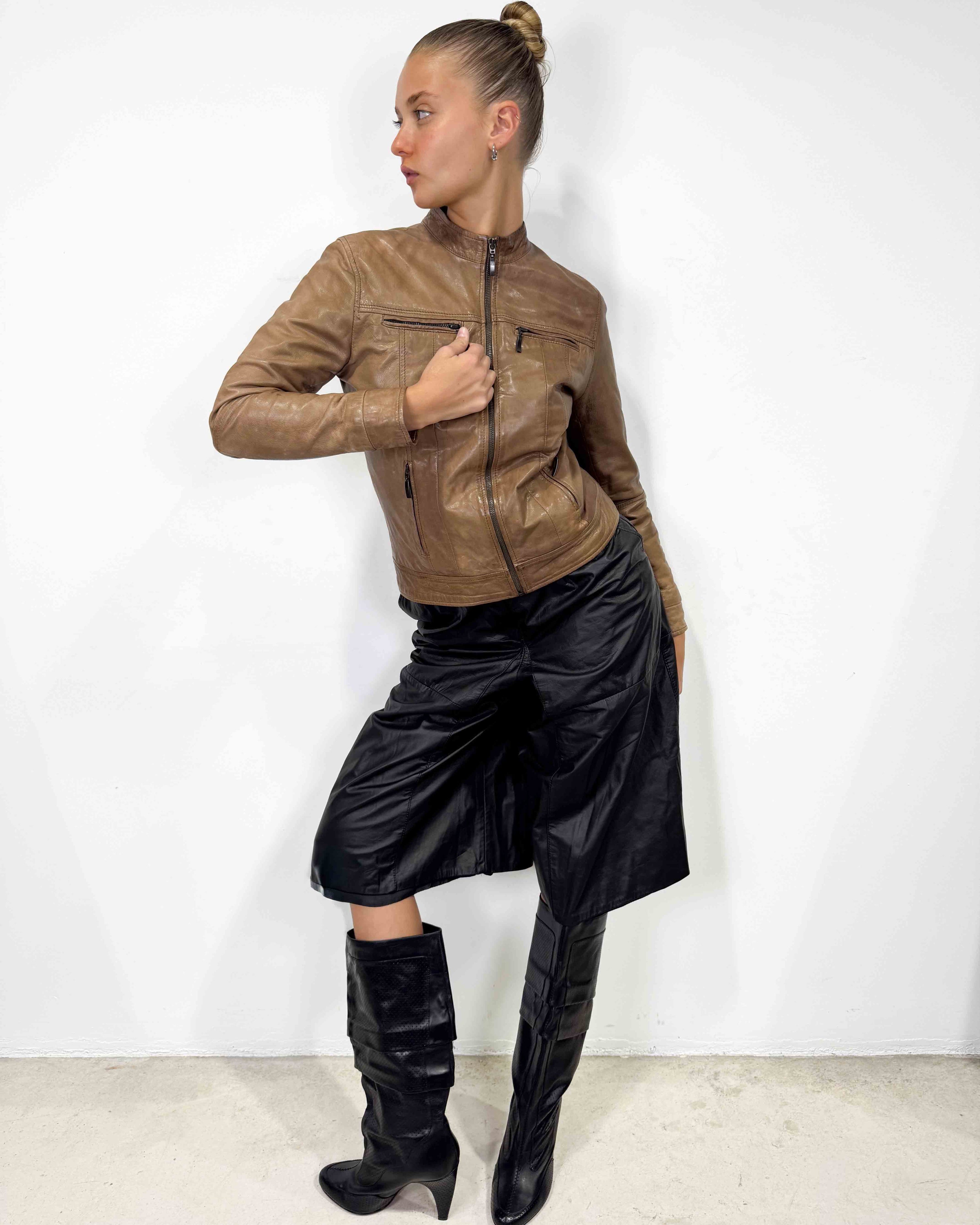 The coline leather jacket