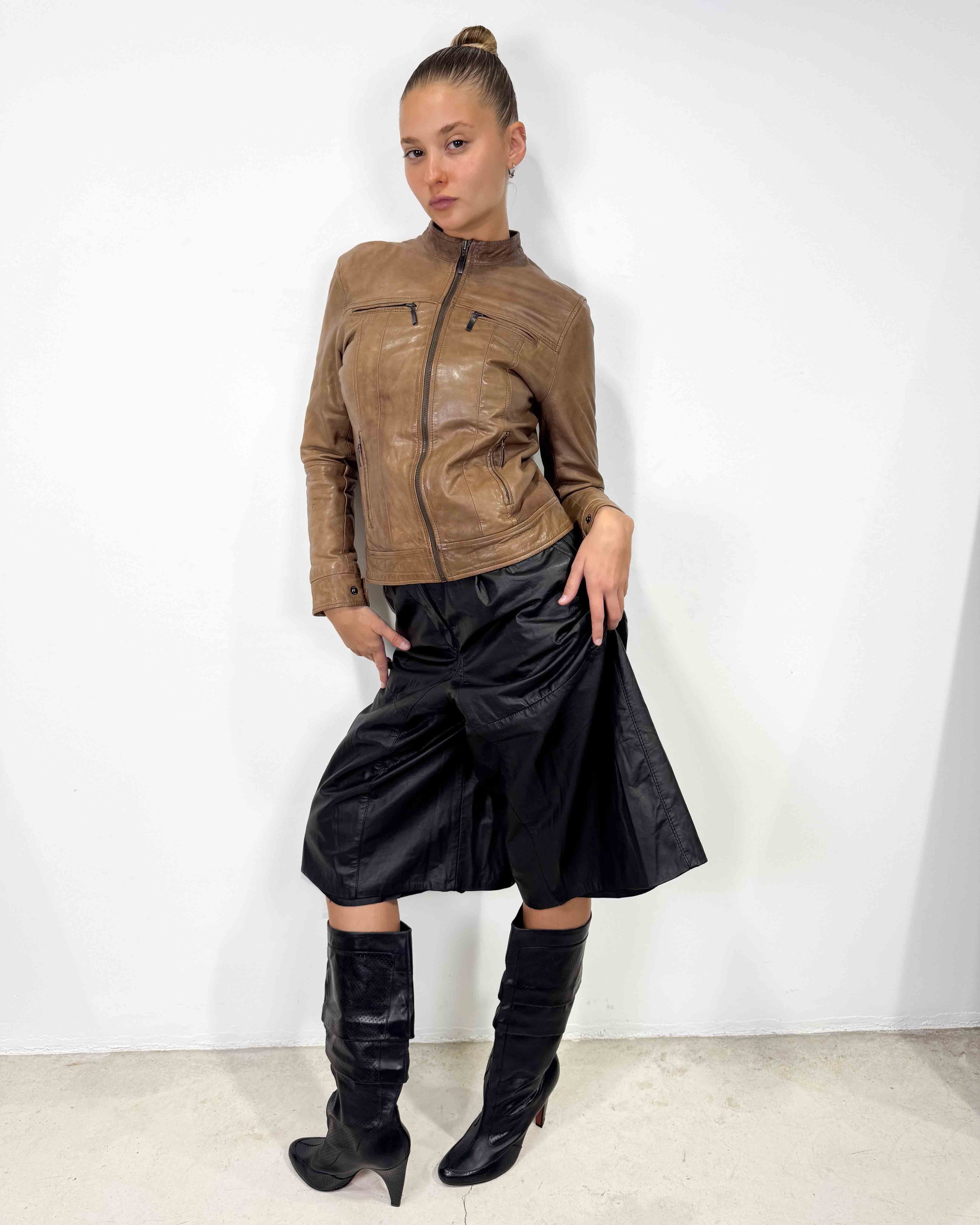 The coline leather jacket