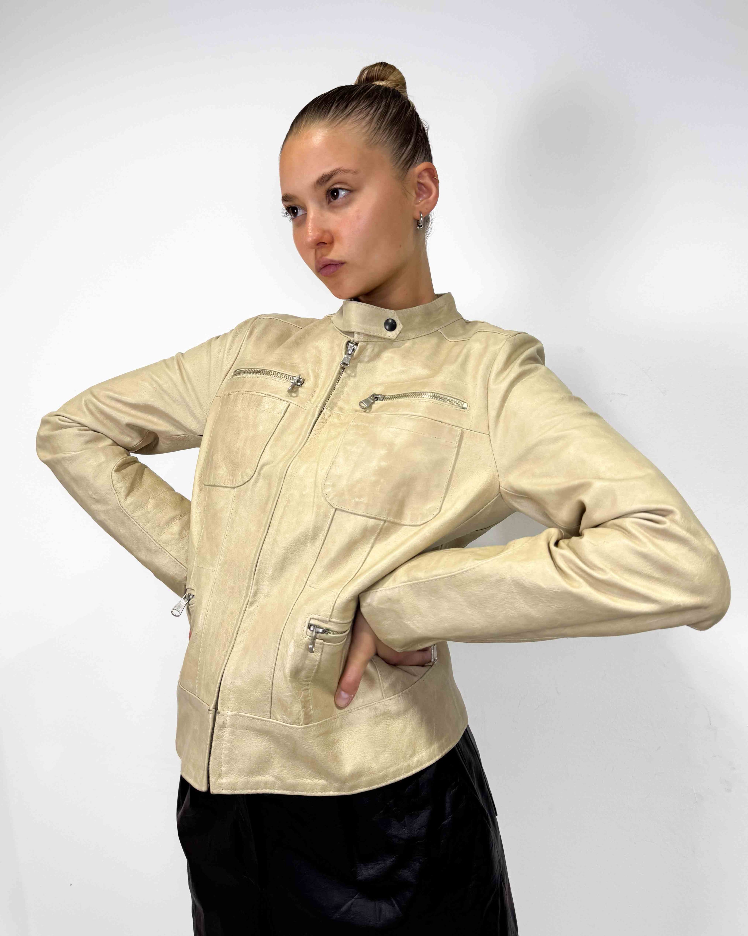 The paige leather jacket